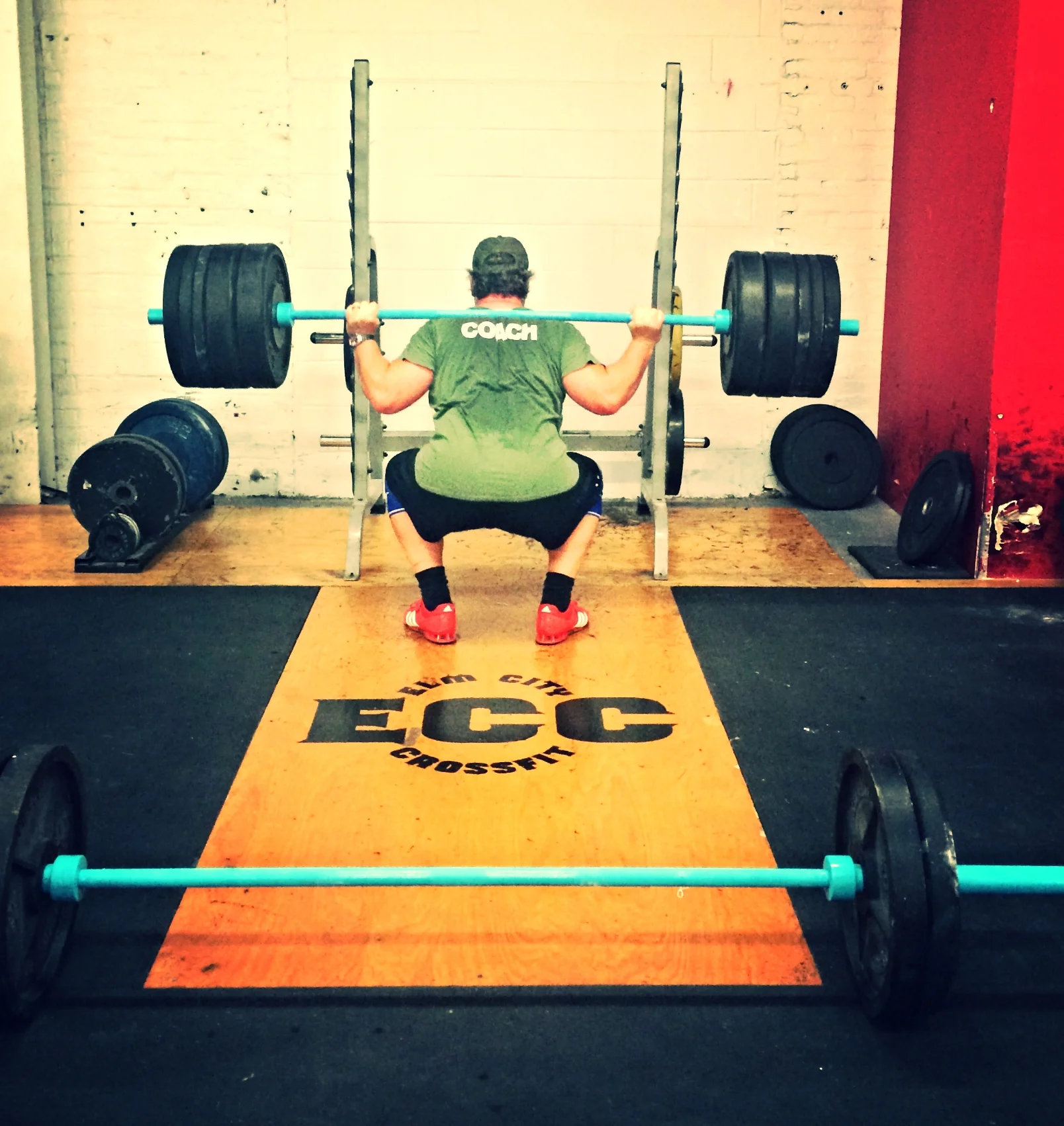 Coach Eric working on his Elm City Underground Strength