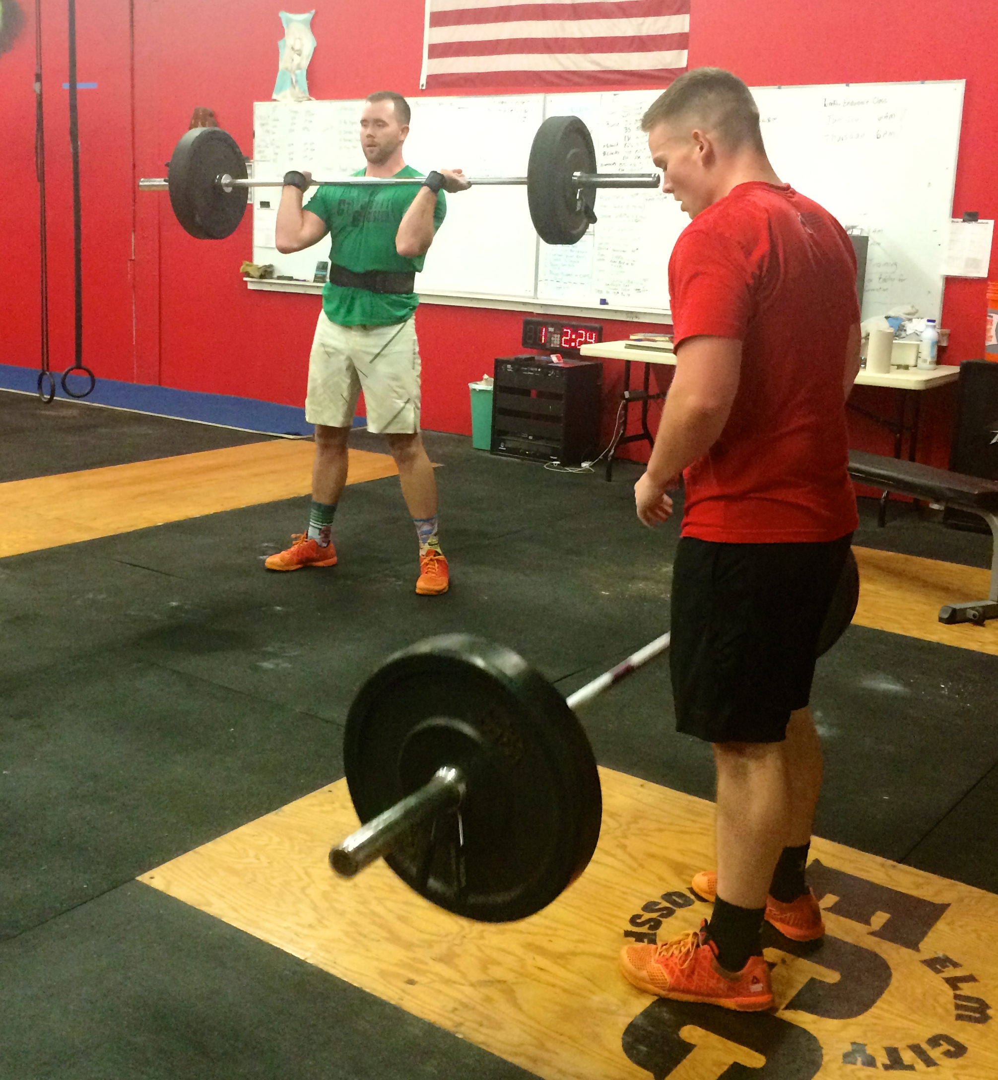 Zach 2 and Will making easy work of the cleans
