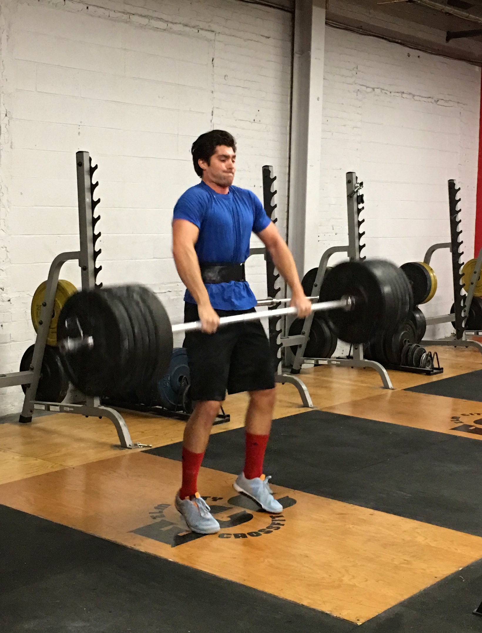 Aaron showing off his triple extension