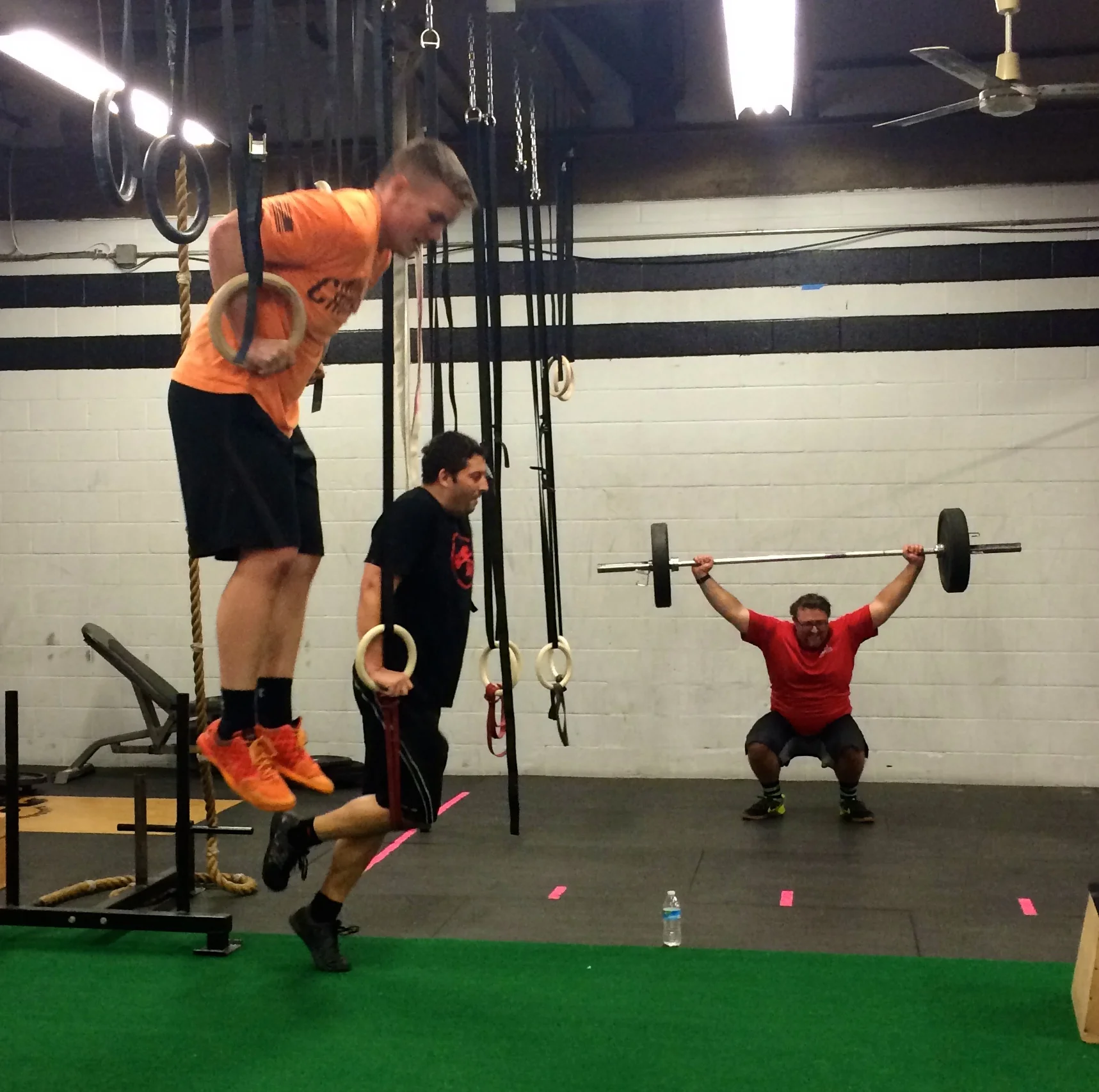 Part of the 530 pm class ripping through the workout