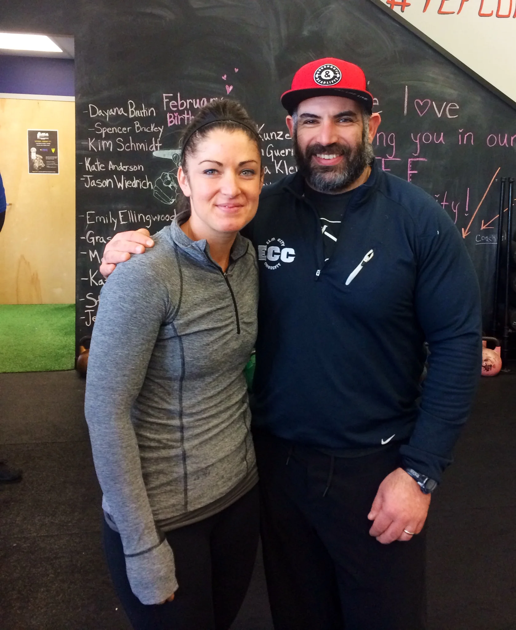 Coach Jessa came out to watch Coach Eric compete in his Power Lifting meet! Great to see you are still a part of our community!