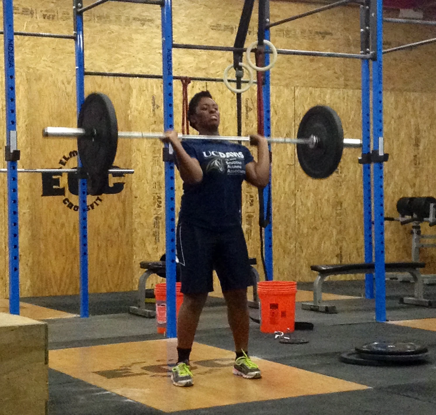 Funmi putting in some great work! Amazing - she has only been here a few months