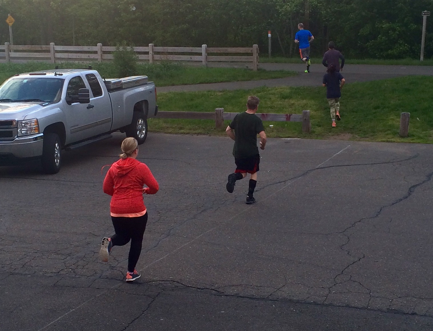 630 am class - setting a great pace for the run!