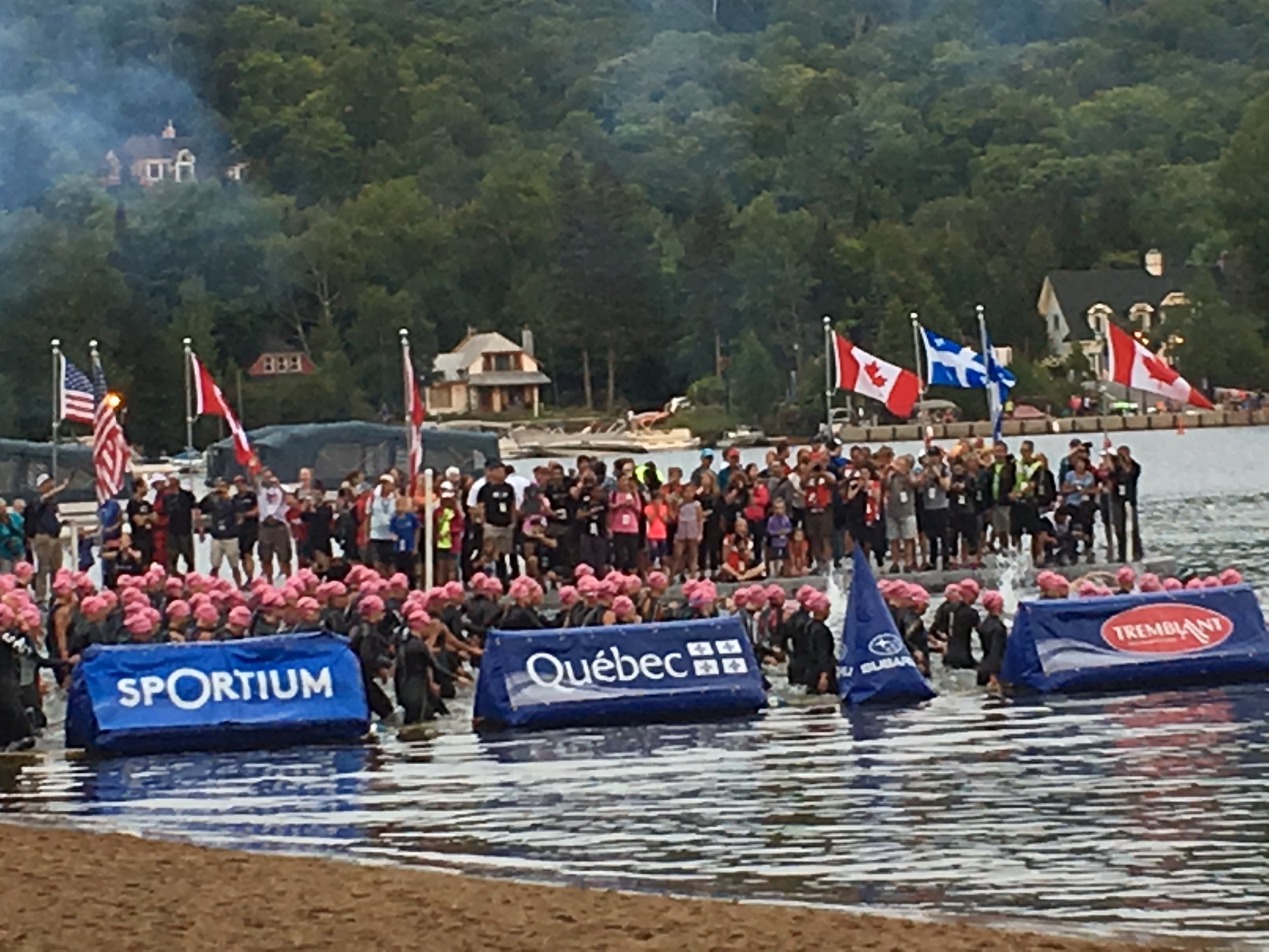 Deb's Ironman Swim Start ~ 2.4 mile swim