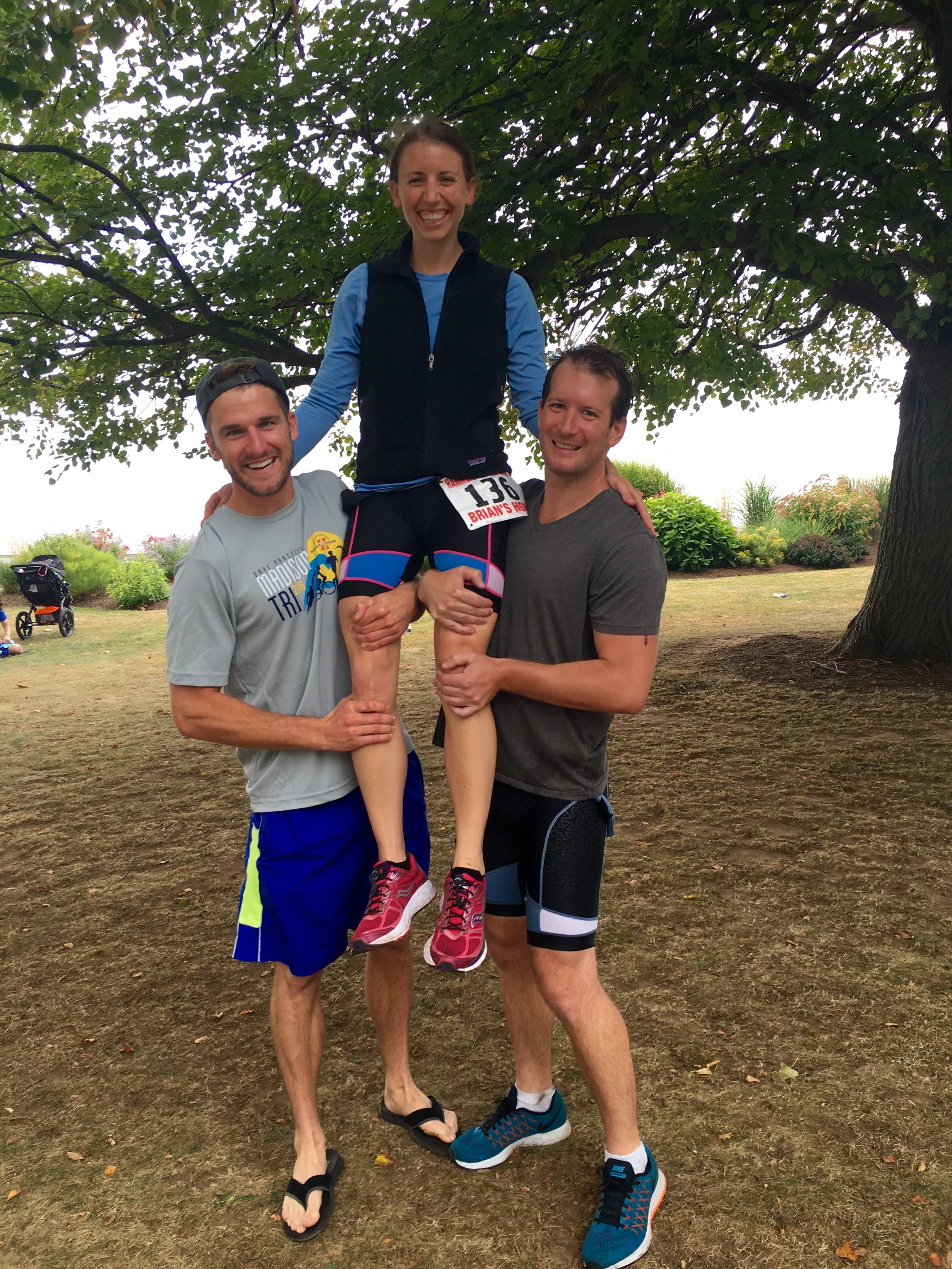 Congrats to Emily on her 3rd straight 2nd place finish with her crew - Tyler and Greg