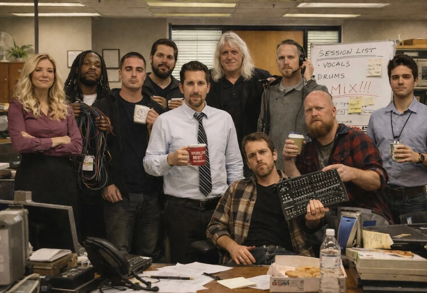 THROWBACK THURSDAY: Clear Track Studios briefly became The Office. Nobody knew what was happening, HR was unavailable, coffee was mandatory, more cables, louder opinions&hellip; and somehow the mix was still due by 5pm.

LEARN MORE: www.cleartrackstu