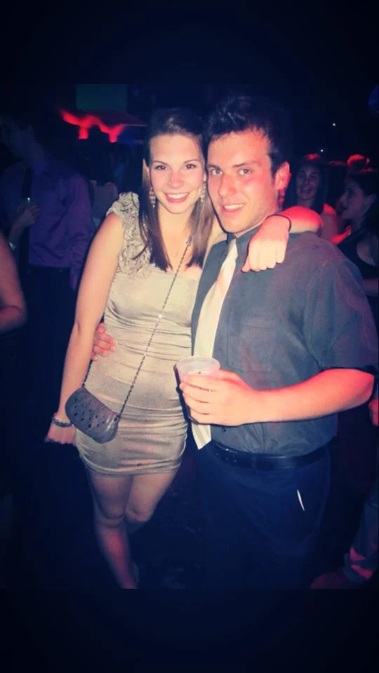 " This was my freshman athletic formal, Andrew's senior athletic formal. I don't think either of us remembered this picture being taken but it was a crazy, fun-filled night. There were a number of seniors who made my freshman year incredible and Andrew was one of them who was always friendly, welcoming, and showed us how to have a great time."