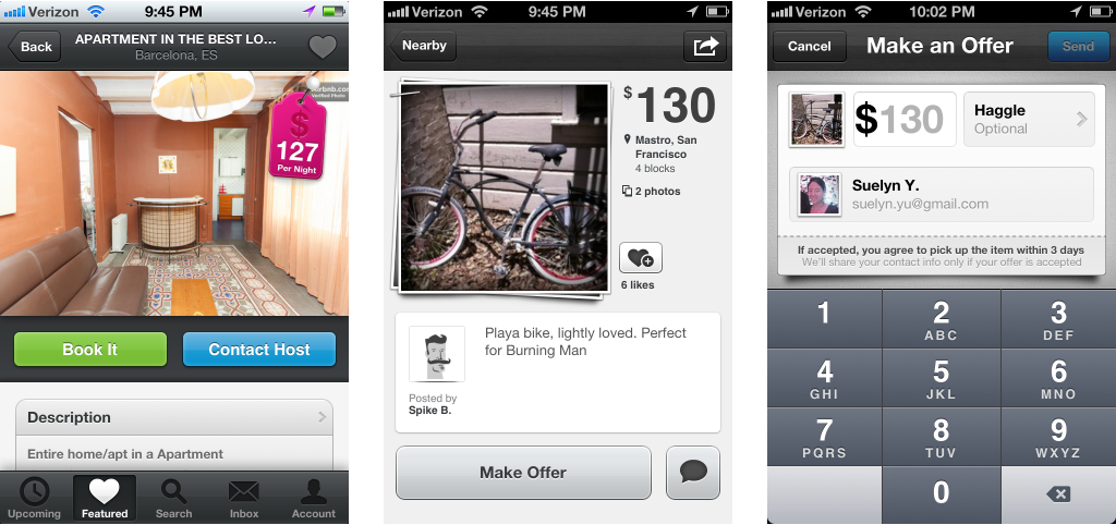 Comparative analysis Airbnb & Yardsale
