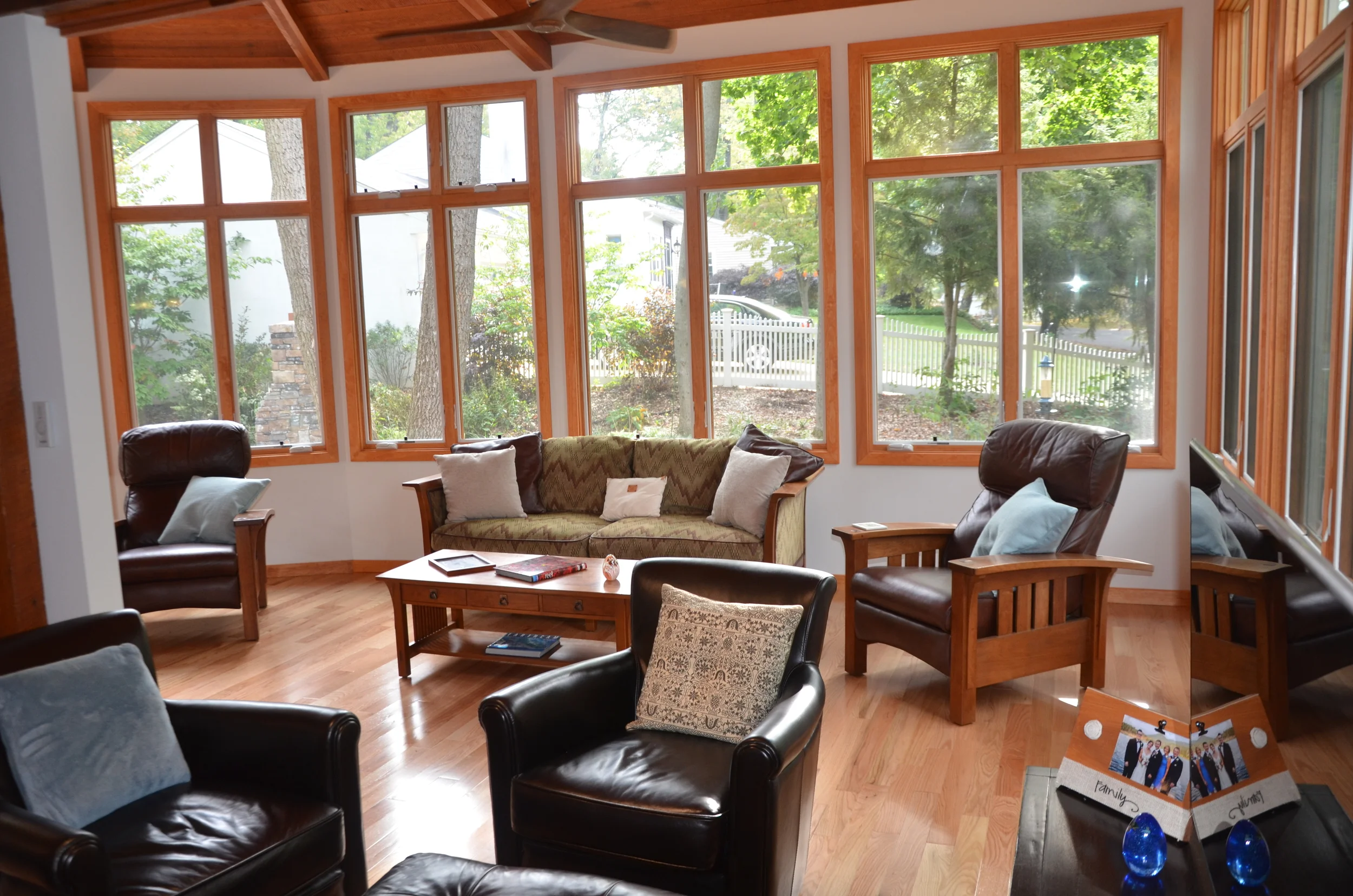 Family Room Addition - Interior View from Living Room