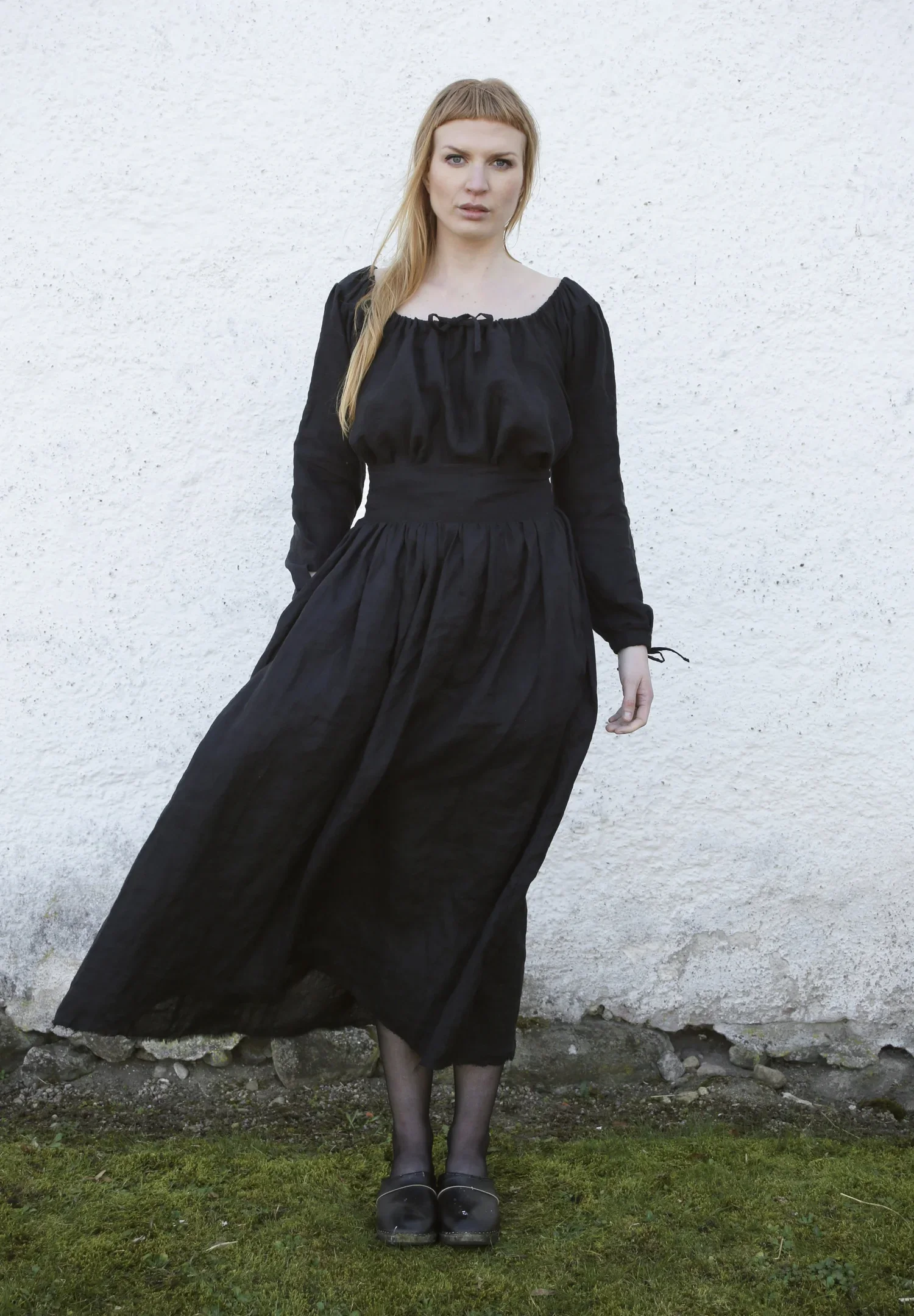 Svart Lilja Skirt