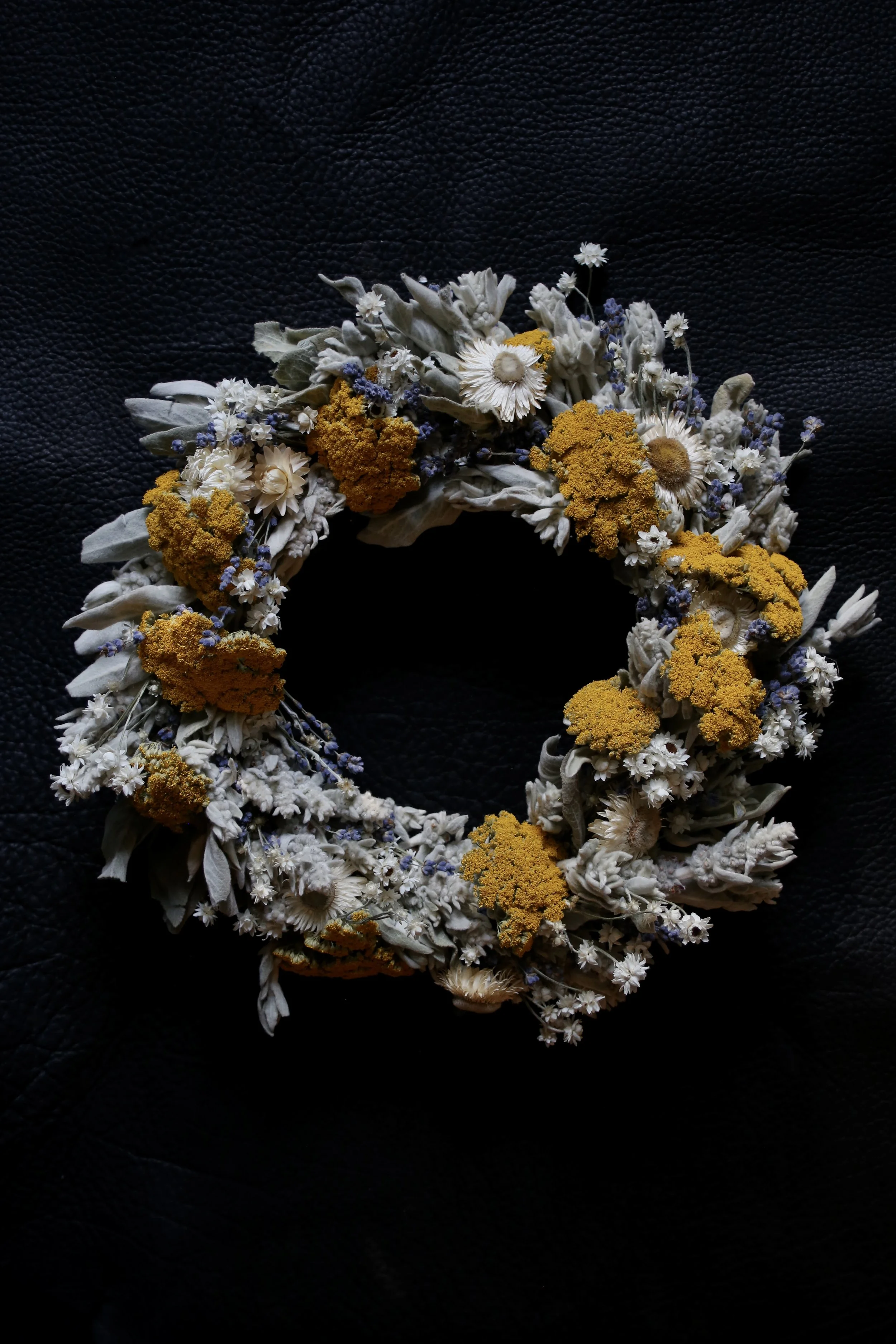 Dark Gold Achillia Wreath