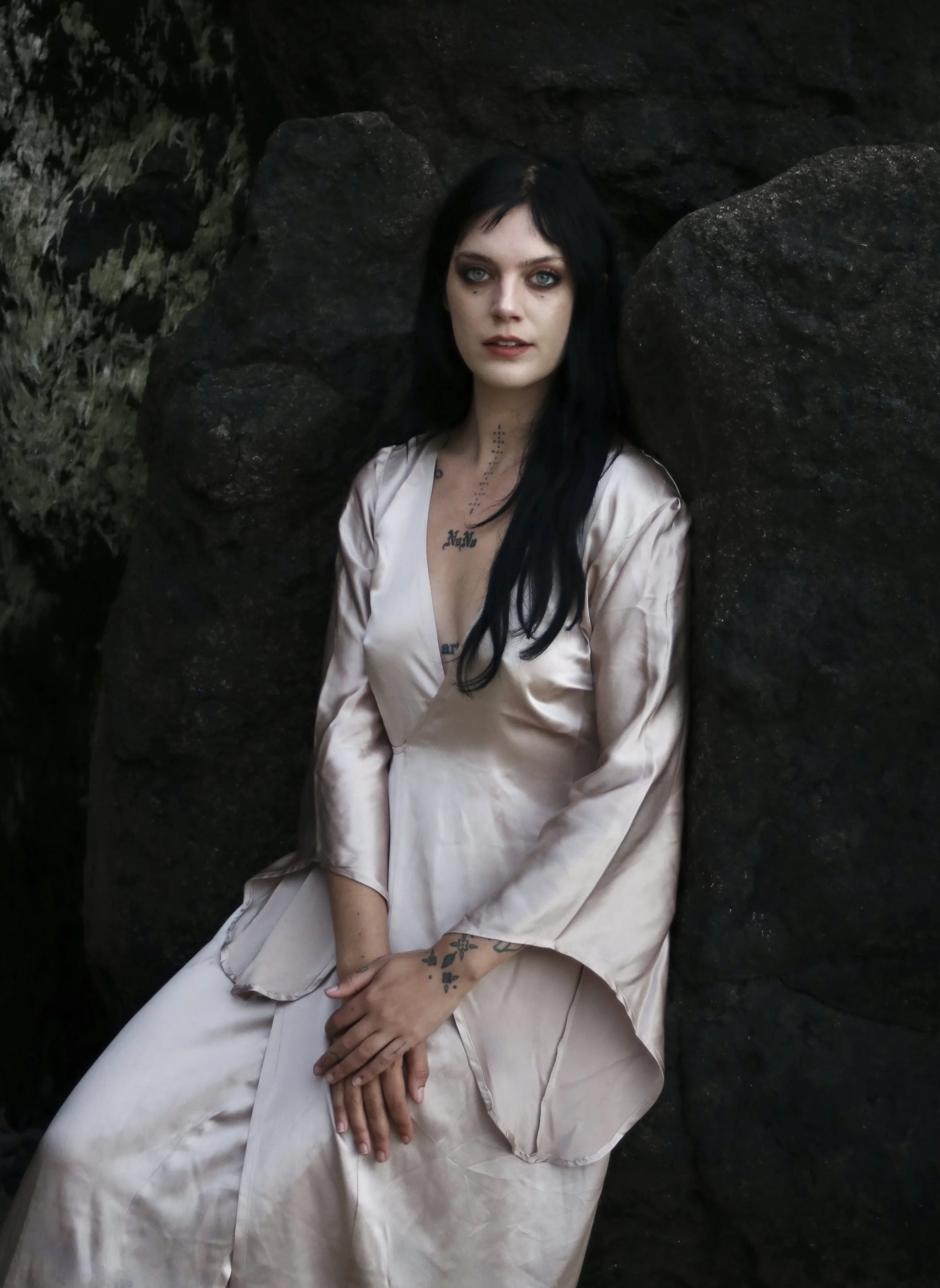 Seal Silk Dress-Rosé