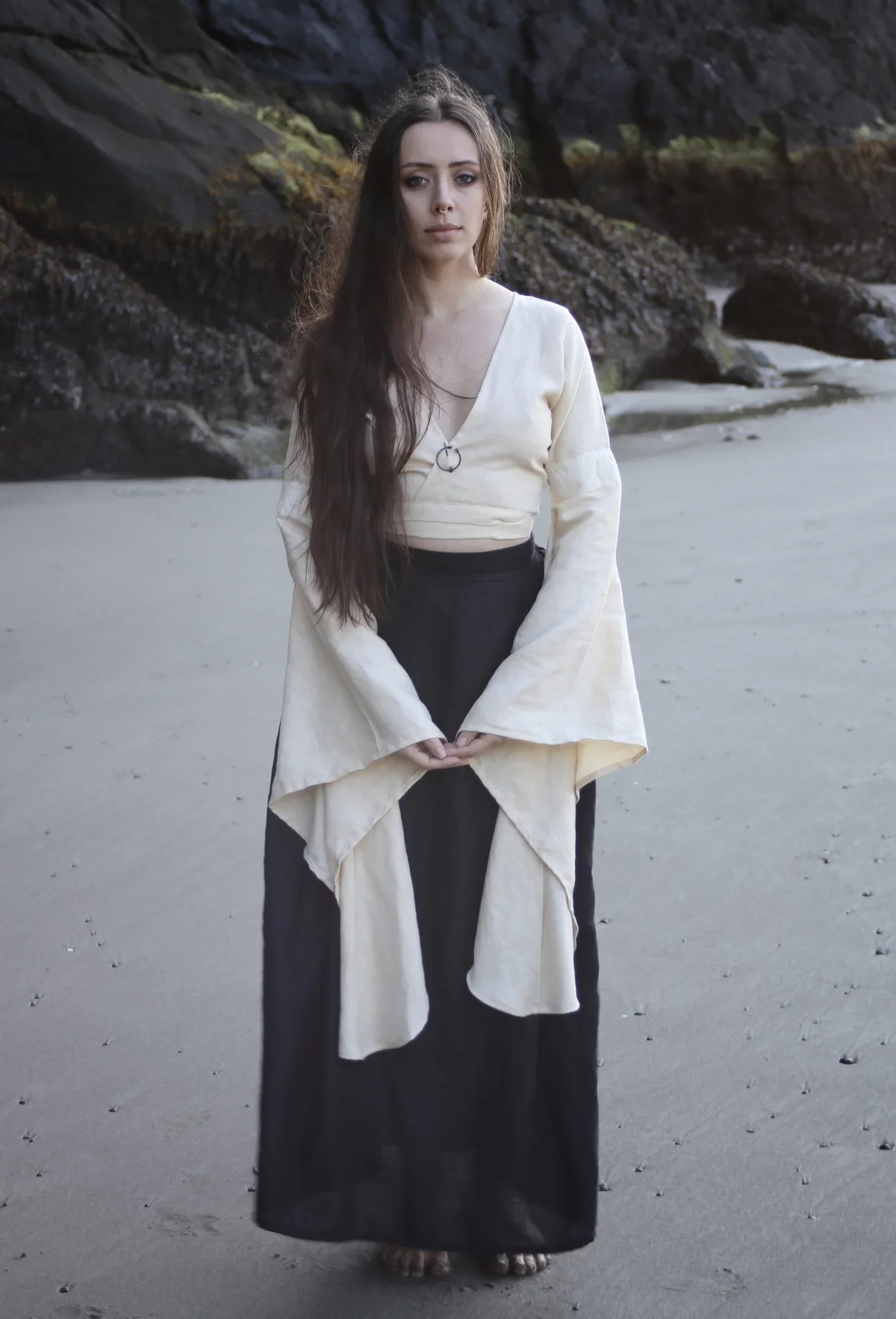 Ceremonial Naiad Top-XS