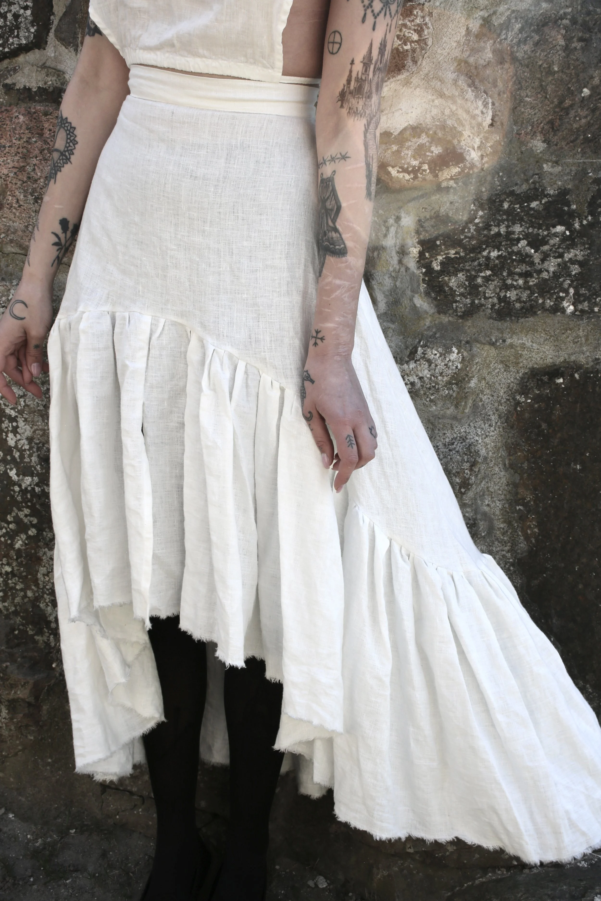 Yngvild Skirt-white
