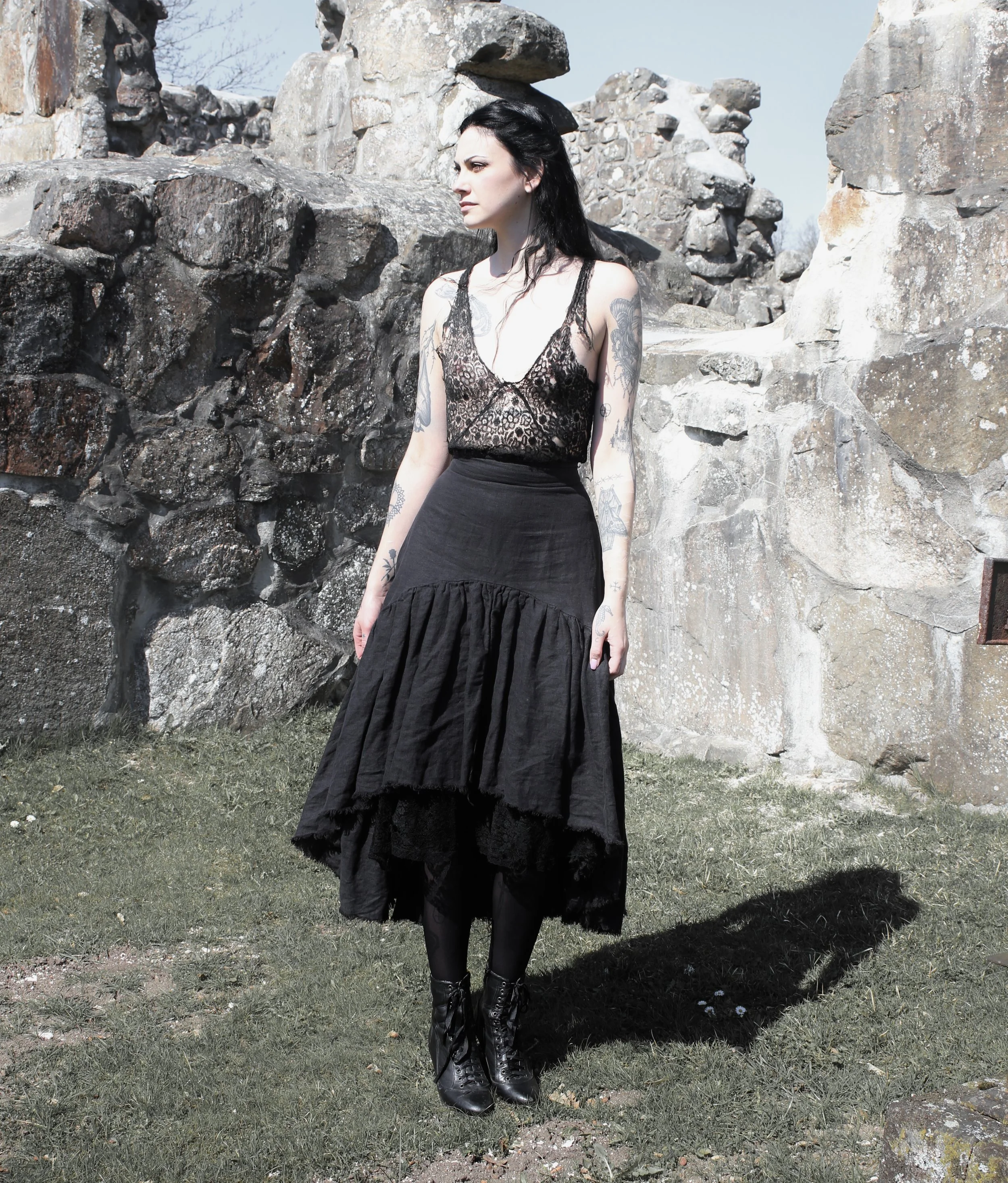 Yngvild Skirt-Black
