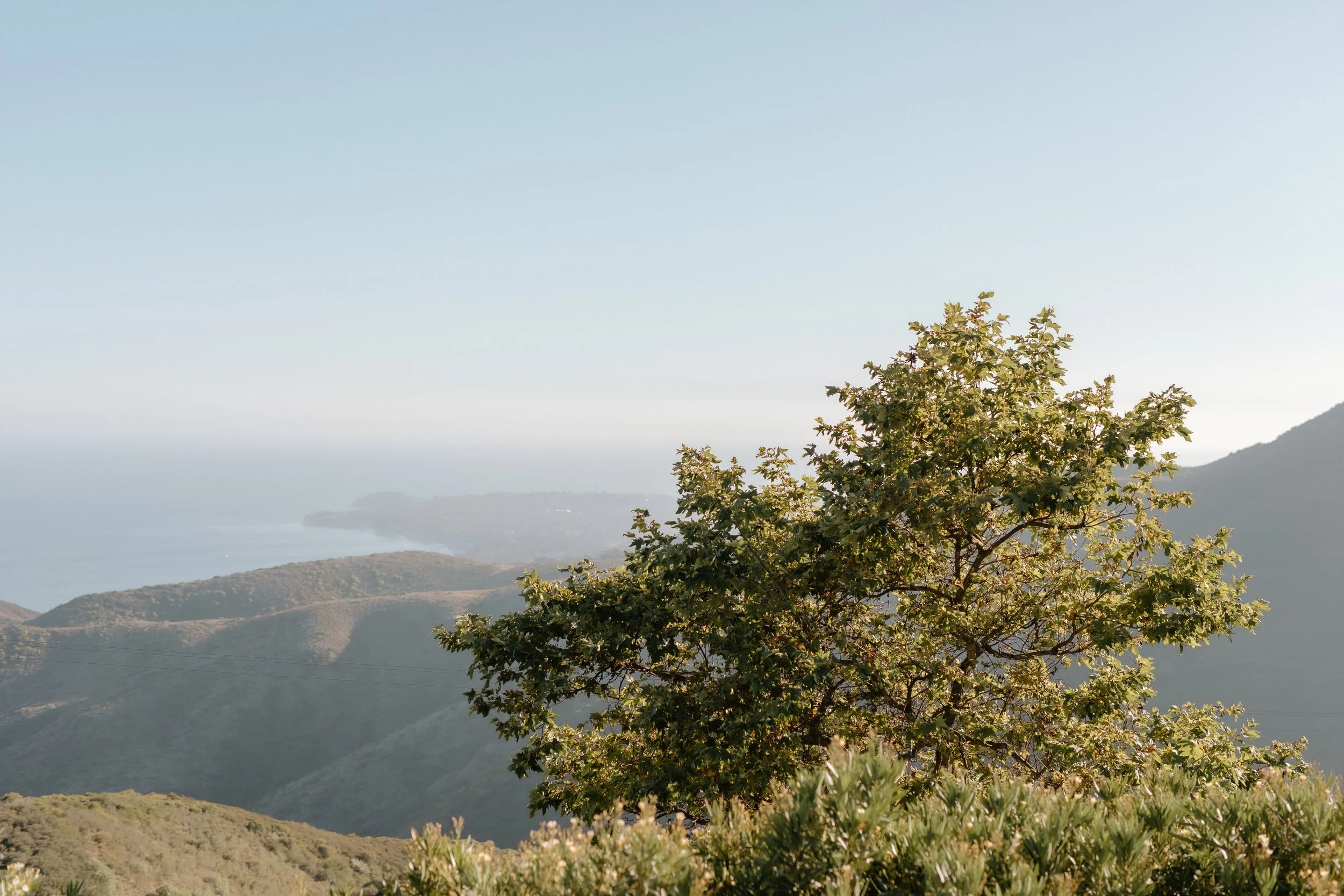 Pacific Ocean View from Grand View Malibu