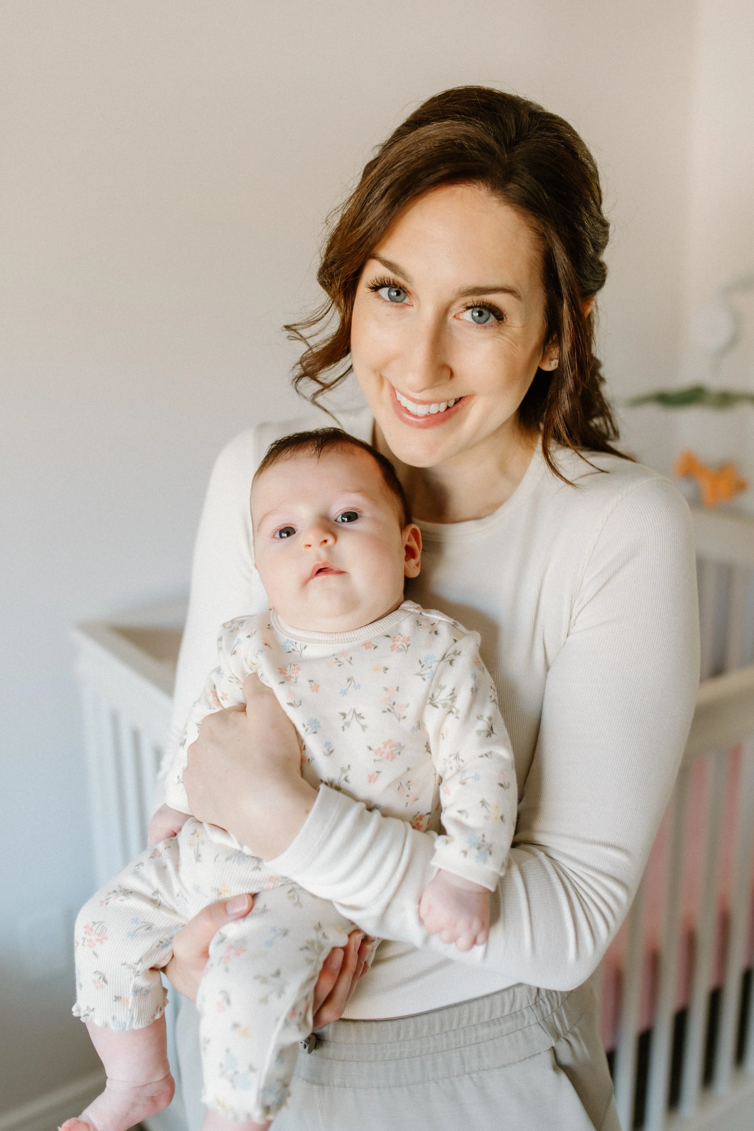 mother and baby portrait