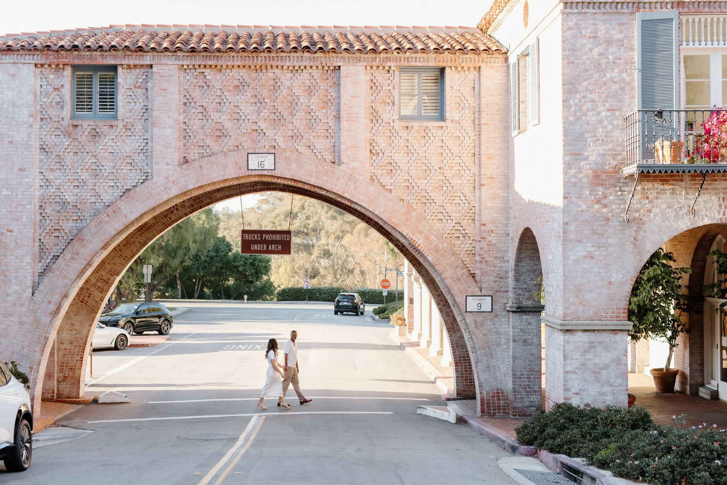 Malaga Cove Plaza Engagement Session