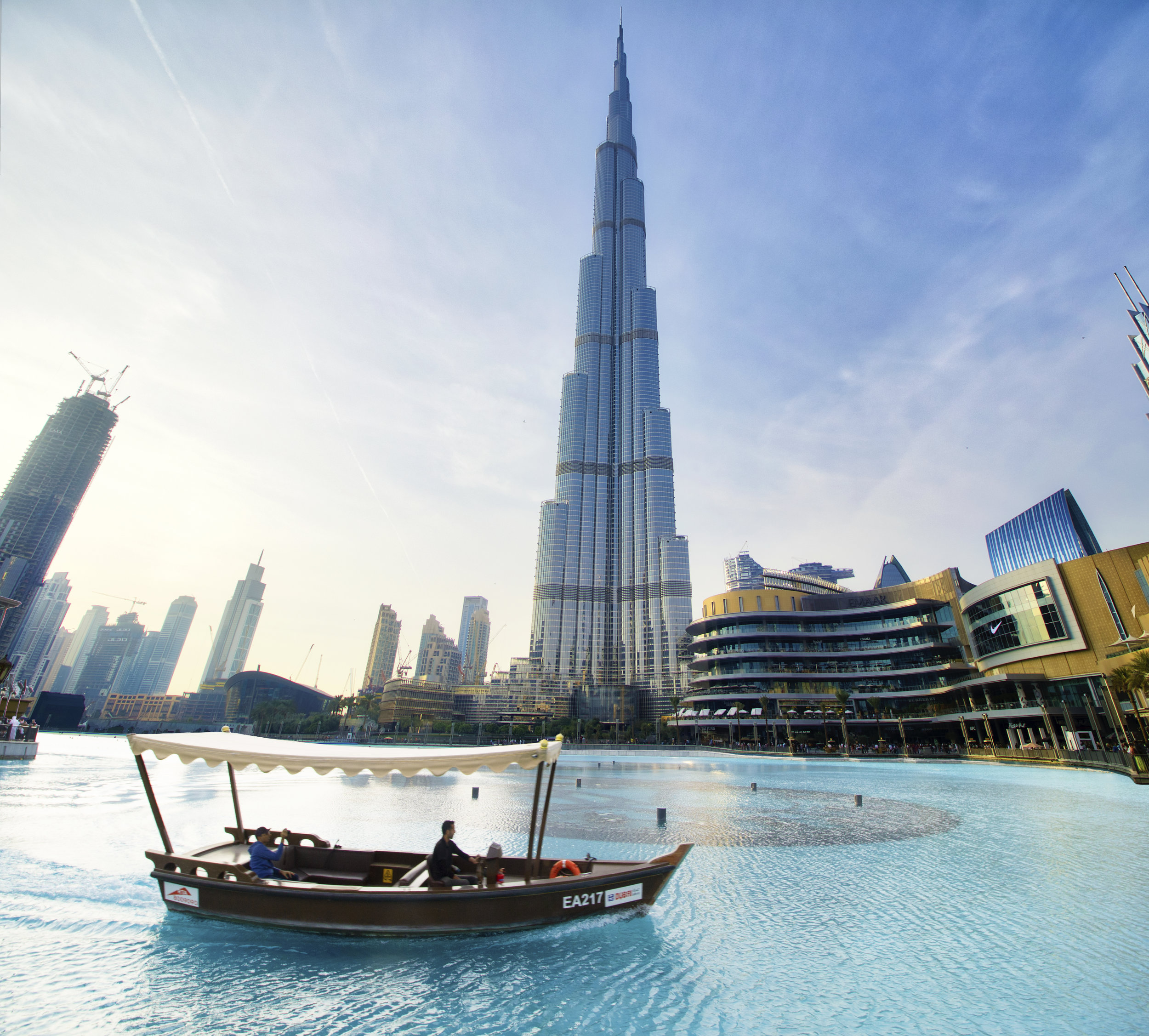  Dubai Mall and Burj Khalifa Dubai, UAE December 2018 