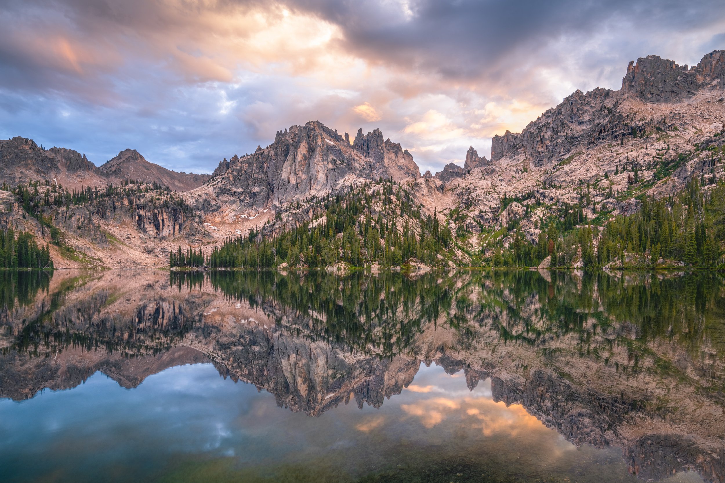 Baron Lake Reflection Sunset.jpg