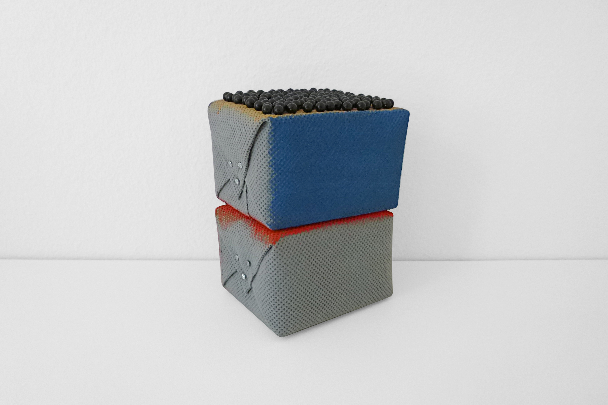  The Quirky Boxes, 2012 mixed media on foam 10x10x5 cm / 4x4x2 in    