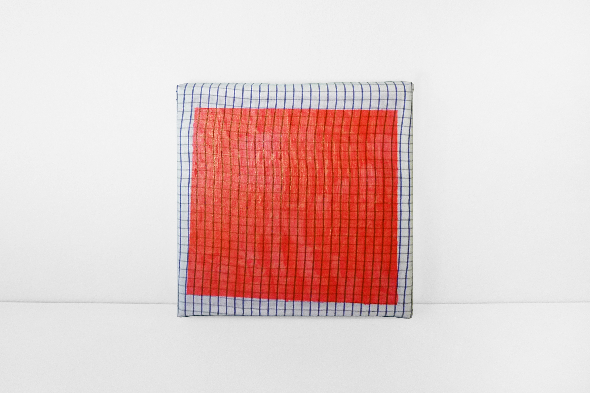  Painted grid, 2013 mixed media on canvas 15x15 cm / 5.75x5.75 in    