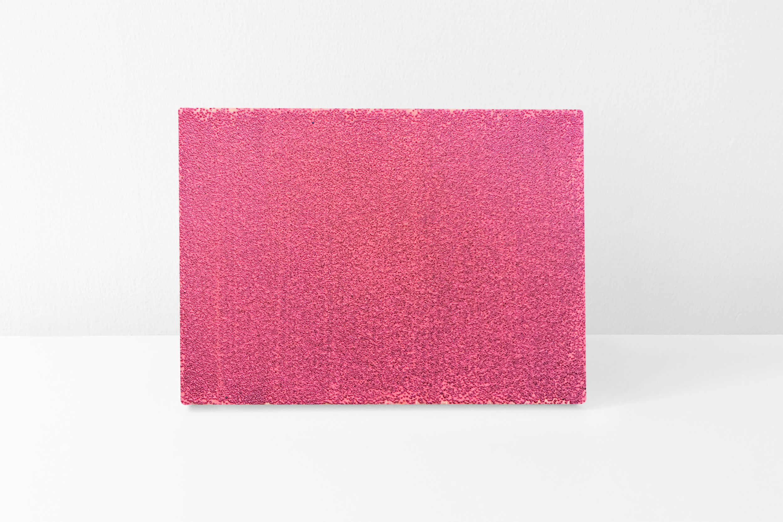  Pink dots, 2016 mixed media on canvas 19x24 cm / 7.5x9 in EAF141    