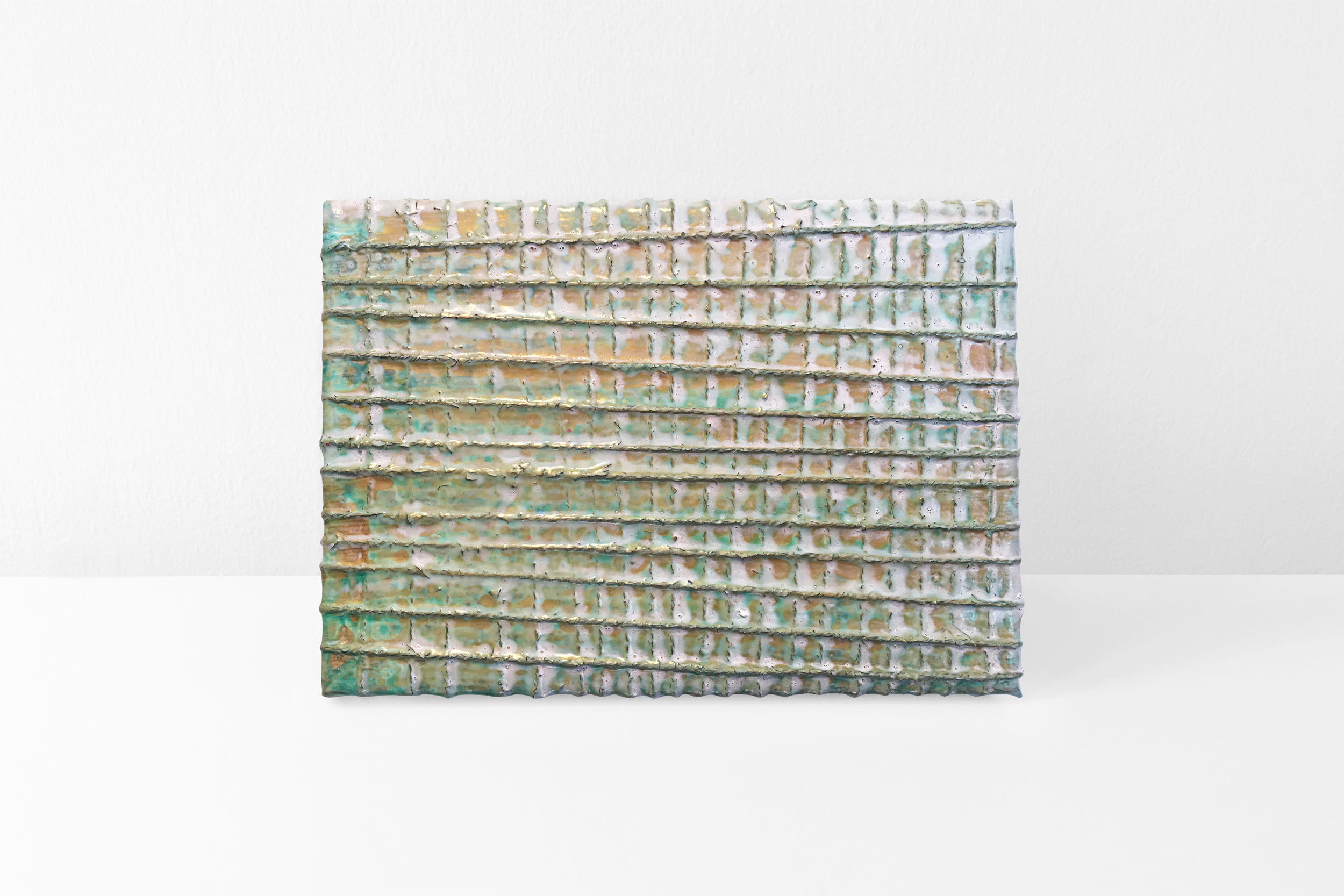  Mint wrap, 2017 mixed media on canvas 19x24 cm / 7.5x9 in EAF142   