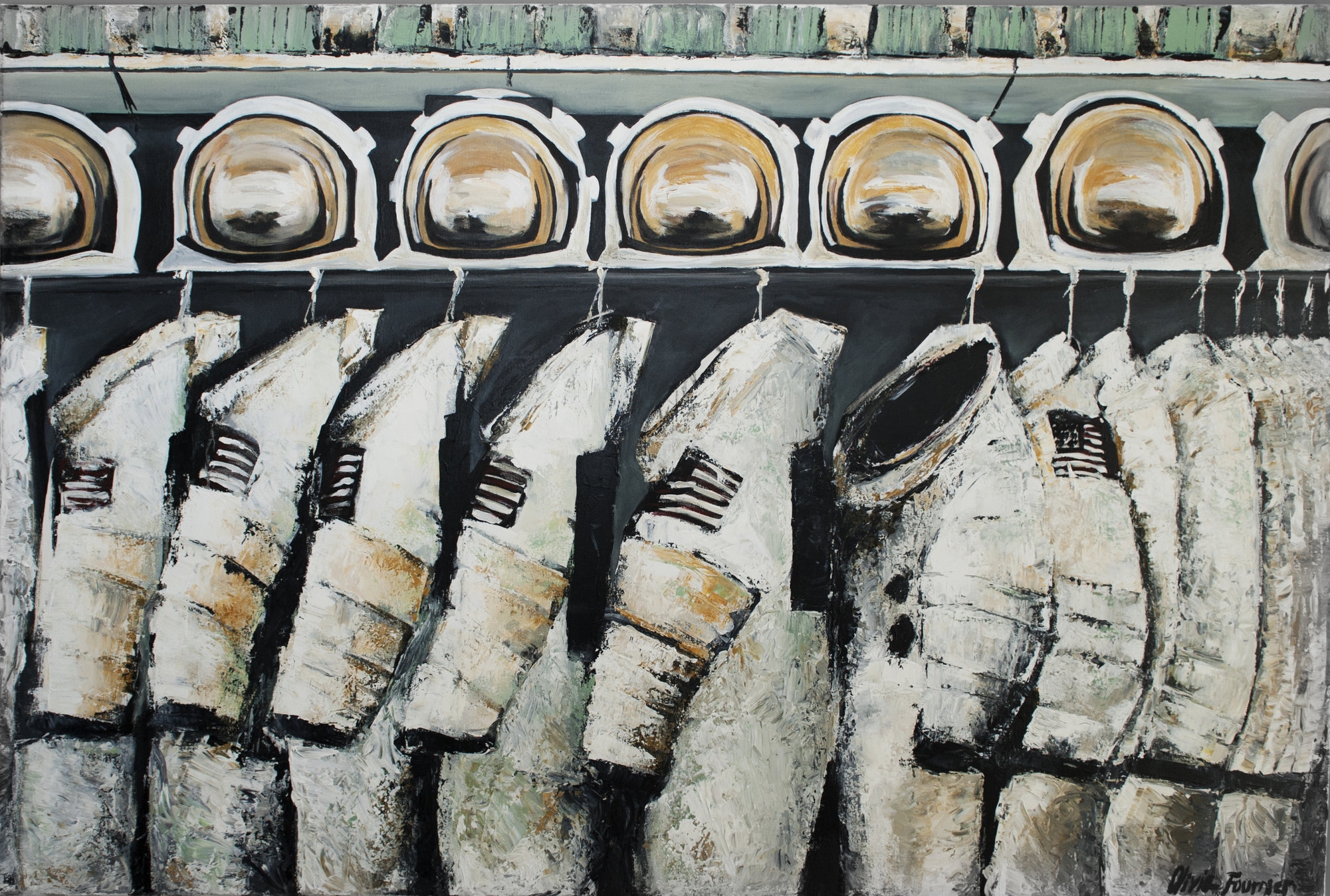 MOONWALK | Acrylic on Canvas | Dim. 150*100 cm