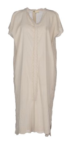 amazing cotton kaftan with eyelet and side slit detail. originally over $150!