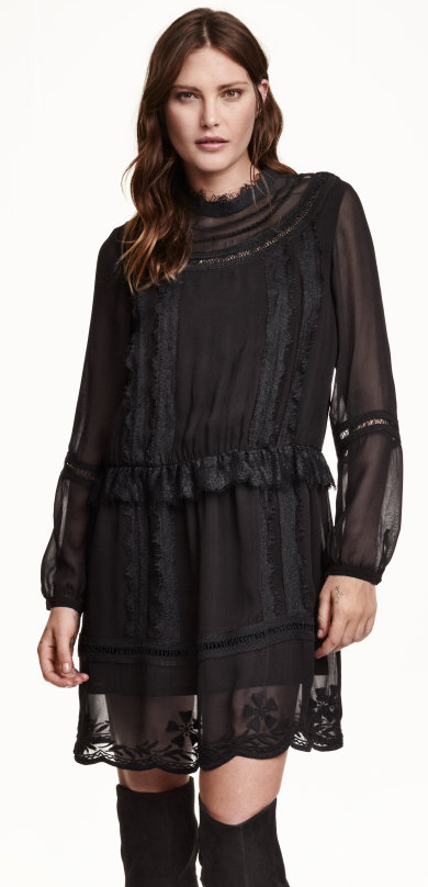 Lace Mix Dress- $24.99 (was $59.99)