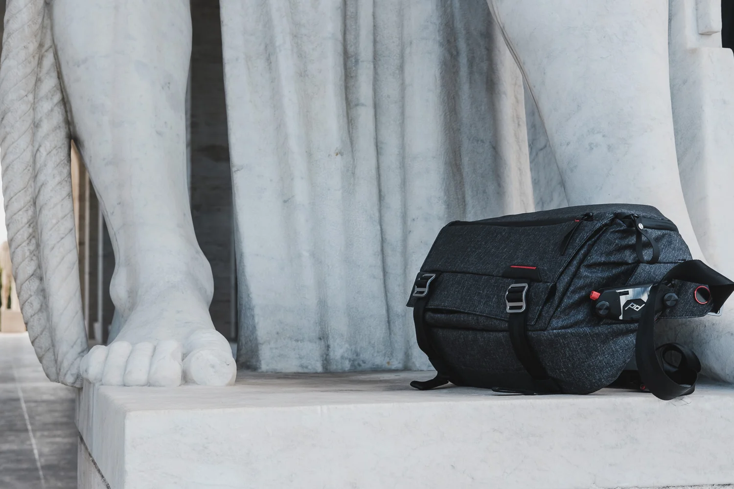 The new Peak Design Sling, with the Capture Pro Clip attached to it.