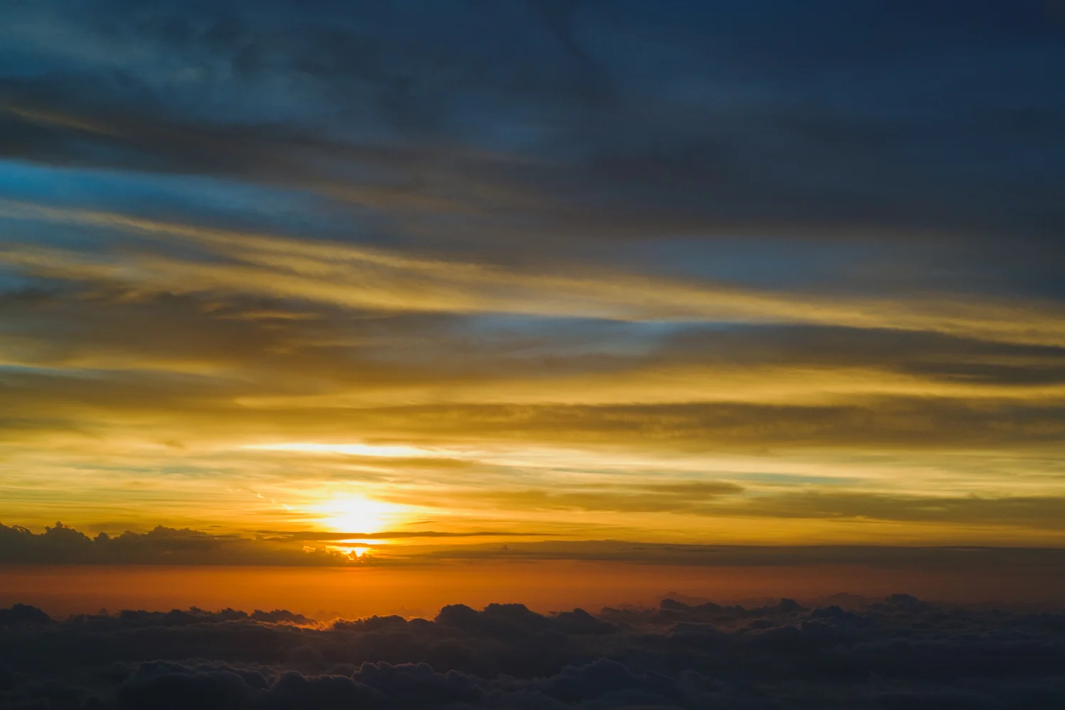 On the return from Rome, somewhere over Toulouse.