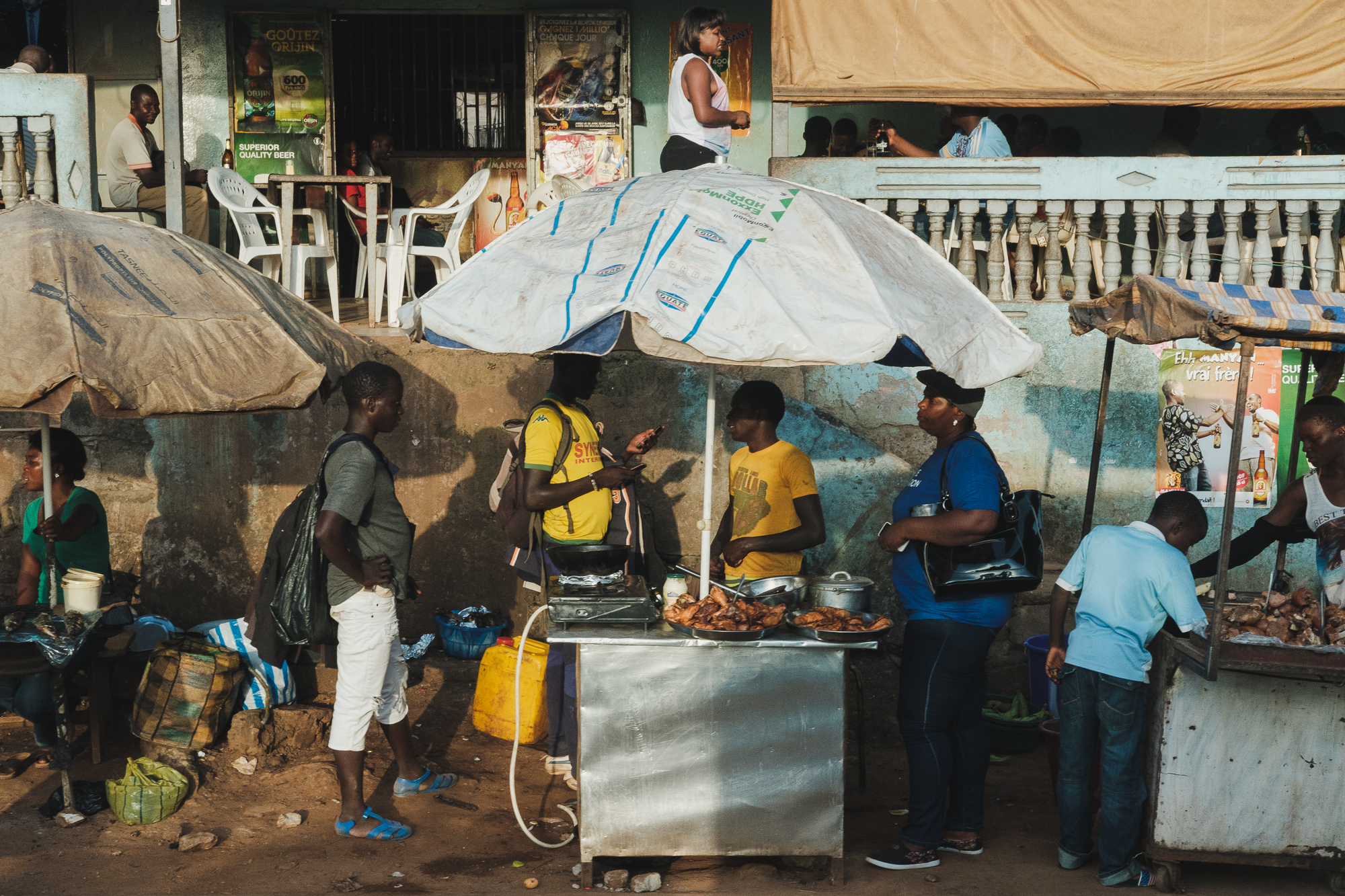 The chaotic street life, makes me feel right at home...