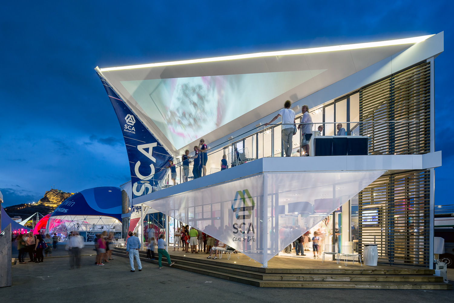 SCA Pavillon für das Volvo Ocean Race | Uniplan