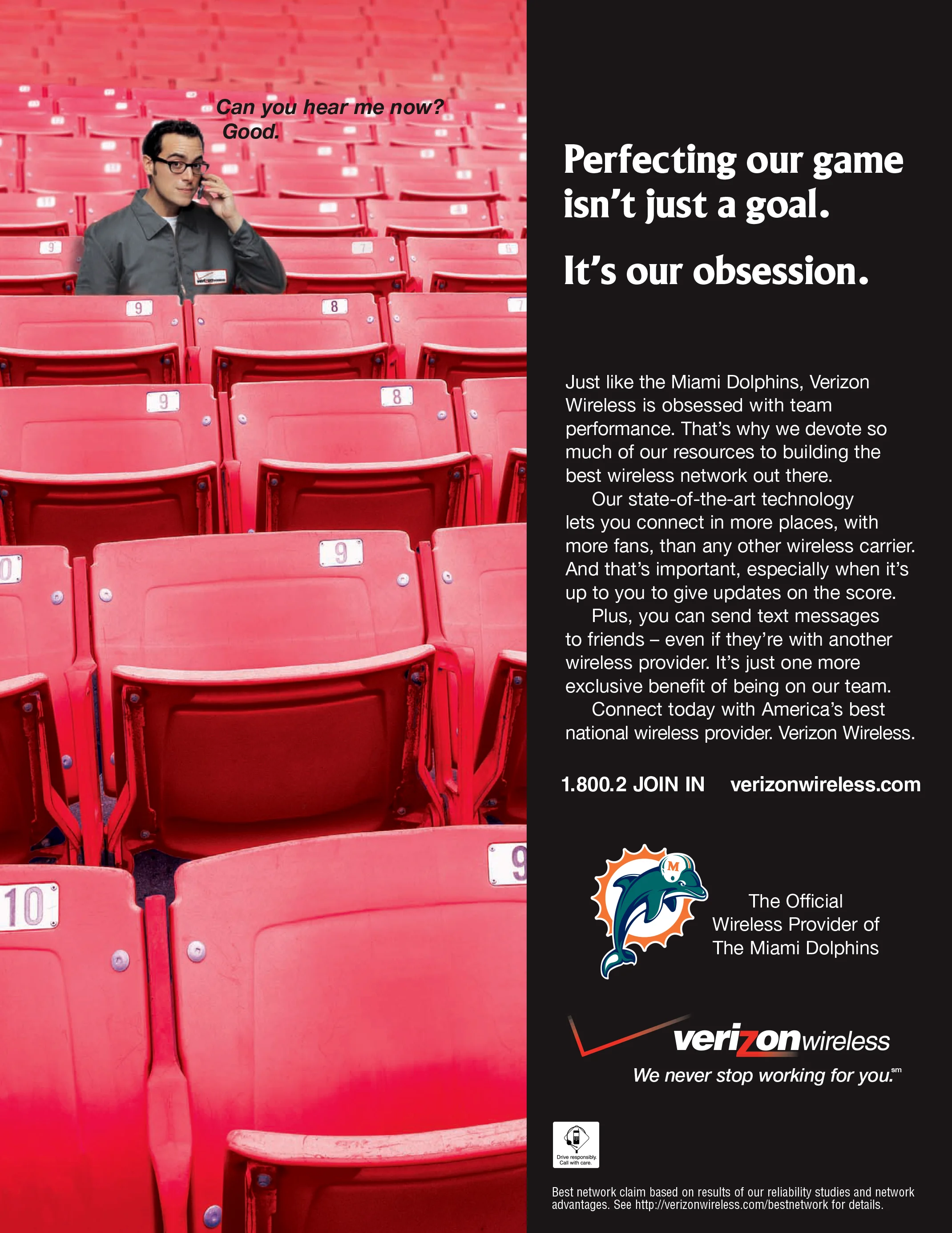 Verizon Wireless "Dolphins Football" Ad