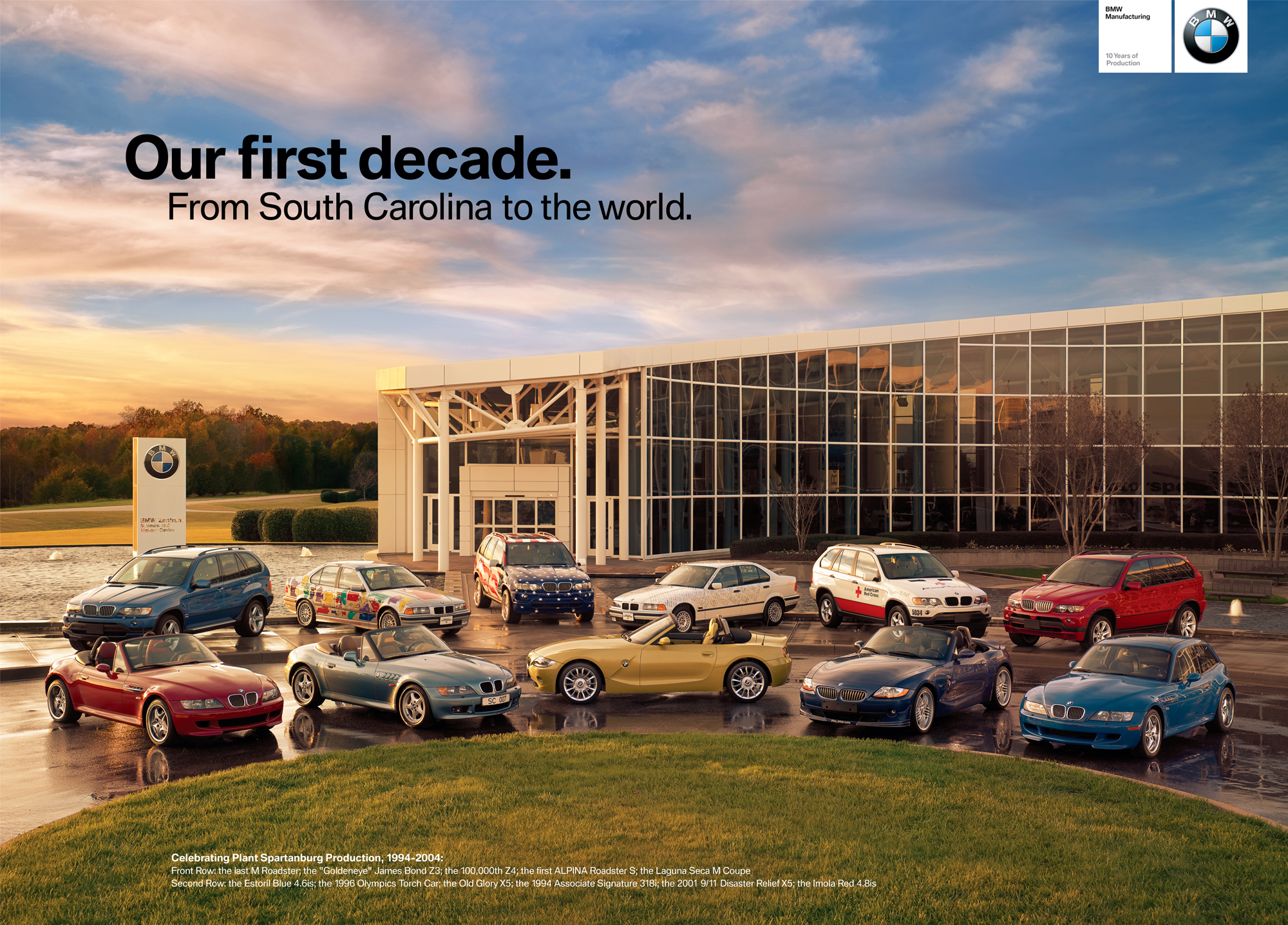 BMW 10th Anniversary Poster