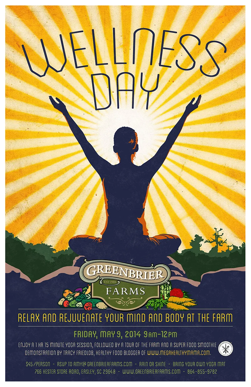 Greenbrier Farms Wellness Day Poster