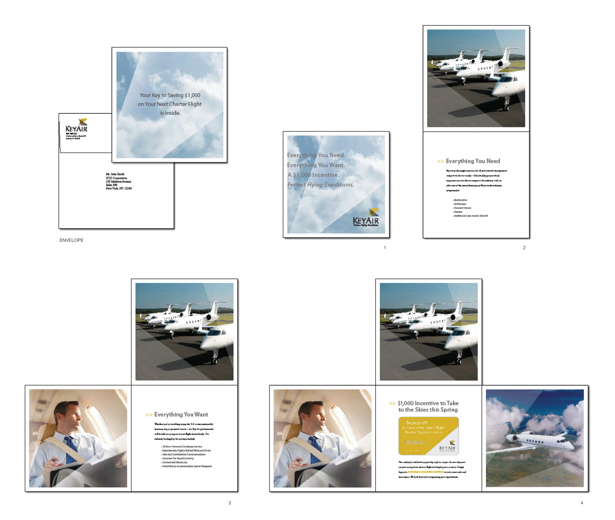 KeyAir Gift Card Direct Mail