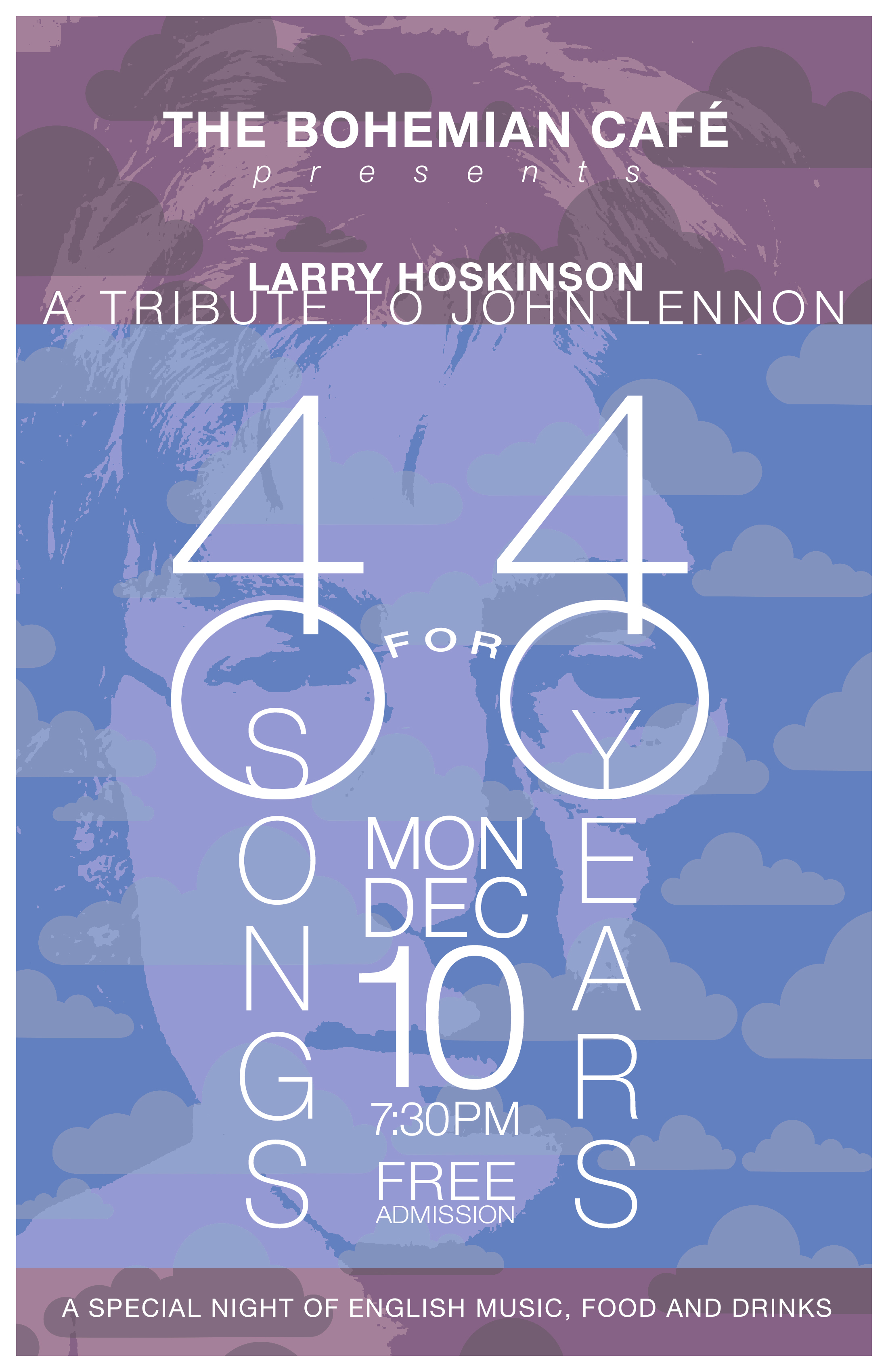 John Lennon Tribute Poster