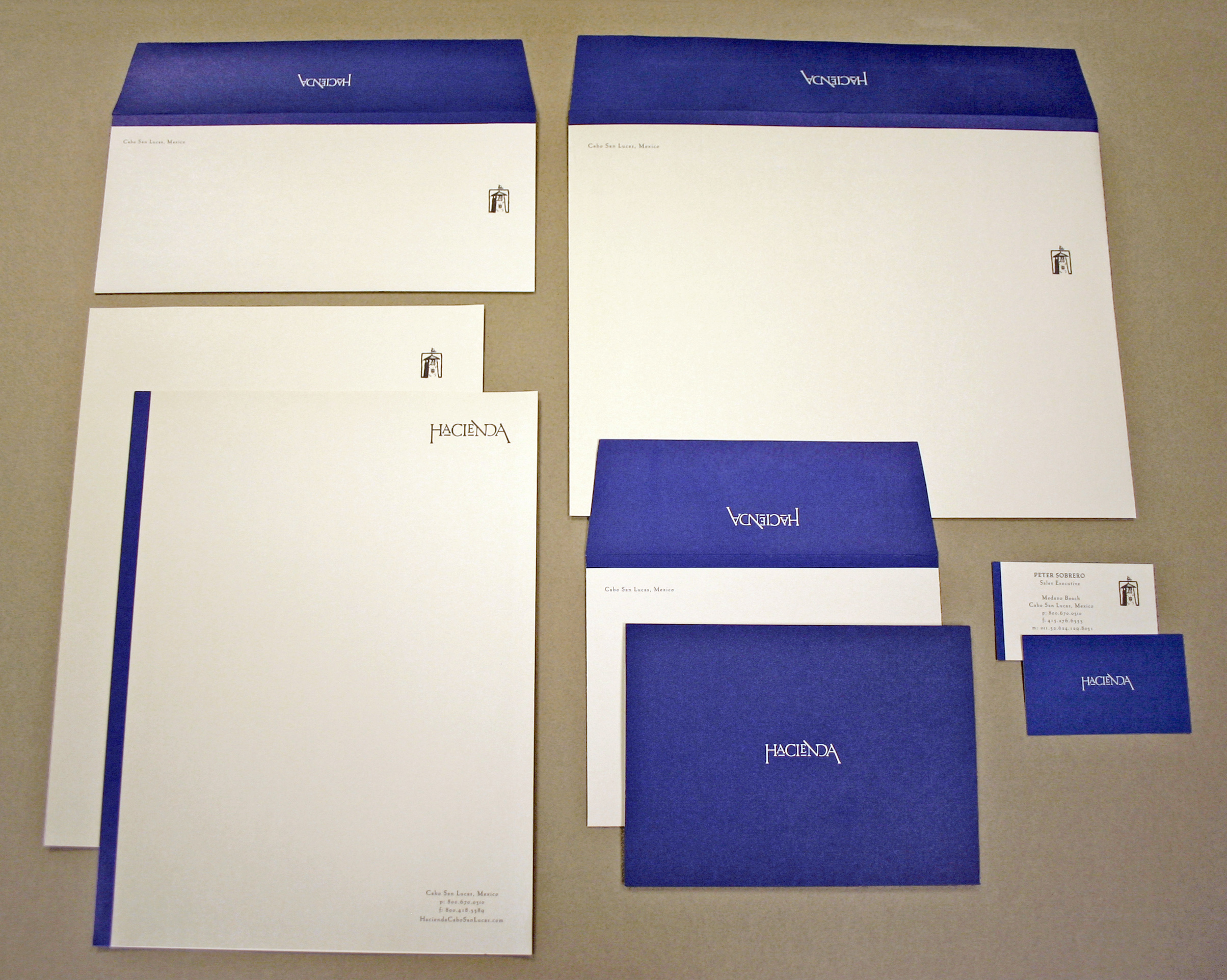 Hacienda Cabo San Lucas Sales & Marketing Stationery Package