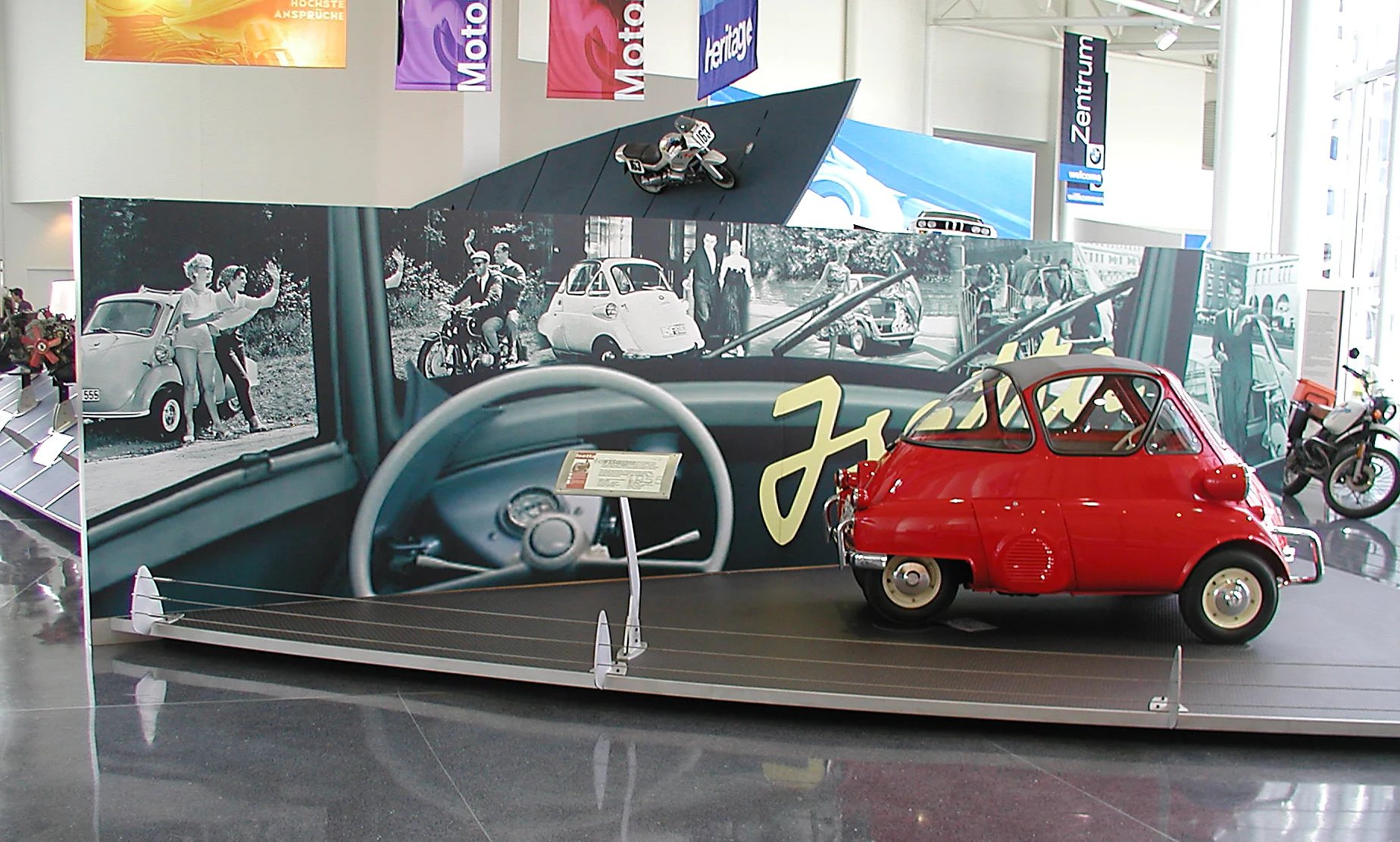 Isetta Display at the BMW Zentrum Visitors Center