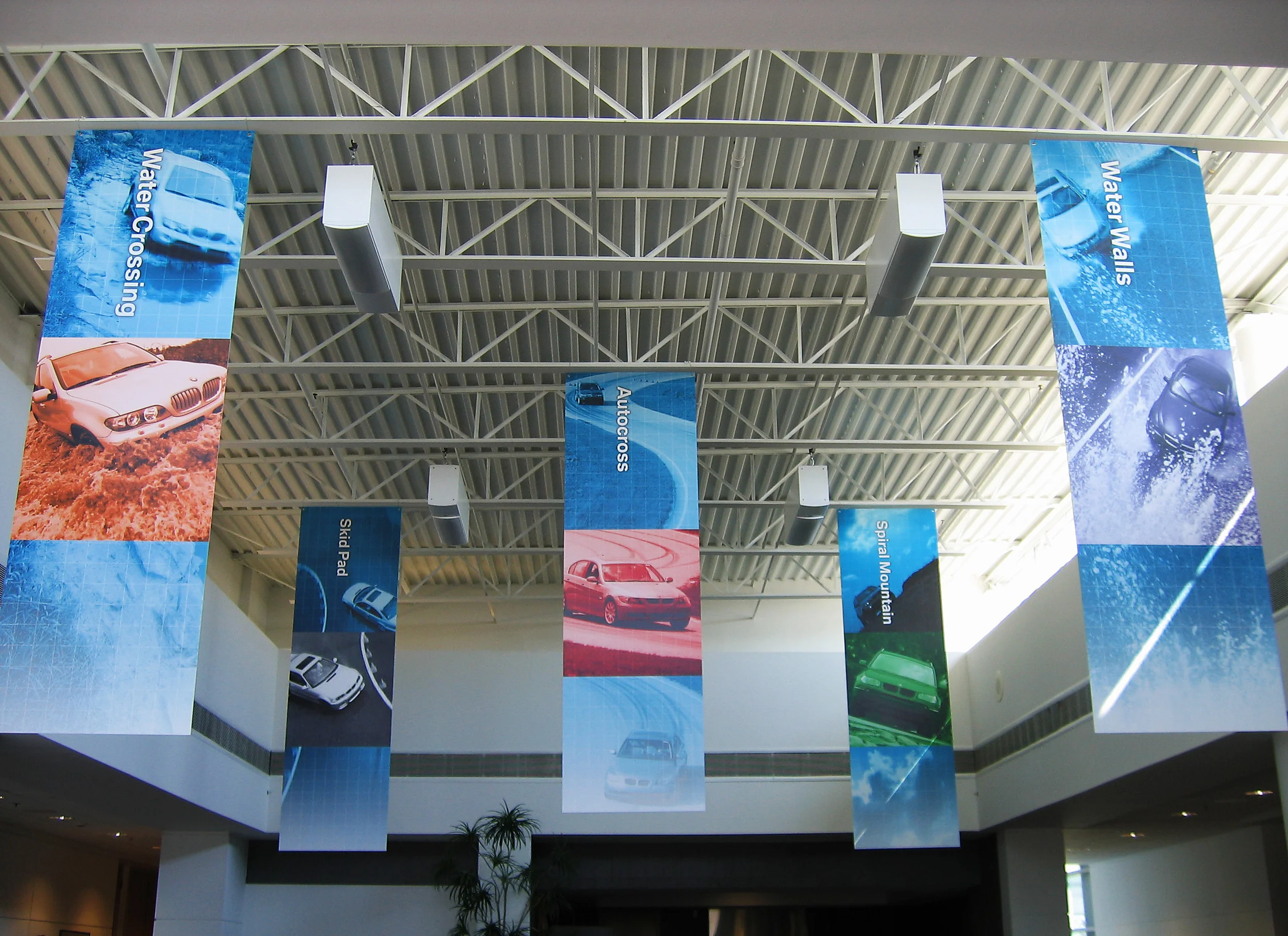 BMW Performance Center and Driving School Café Banners