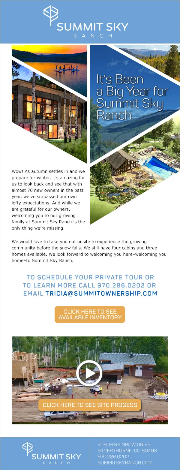 Summit Sky Ranch Sales Update Eblast