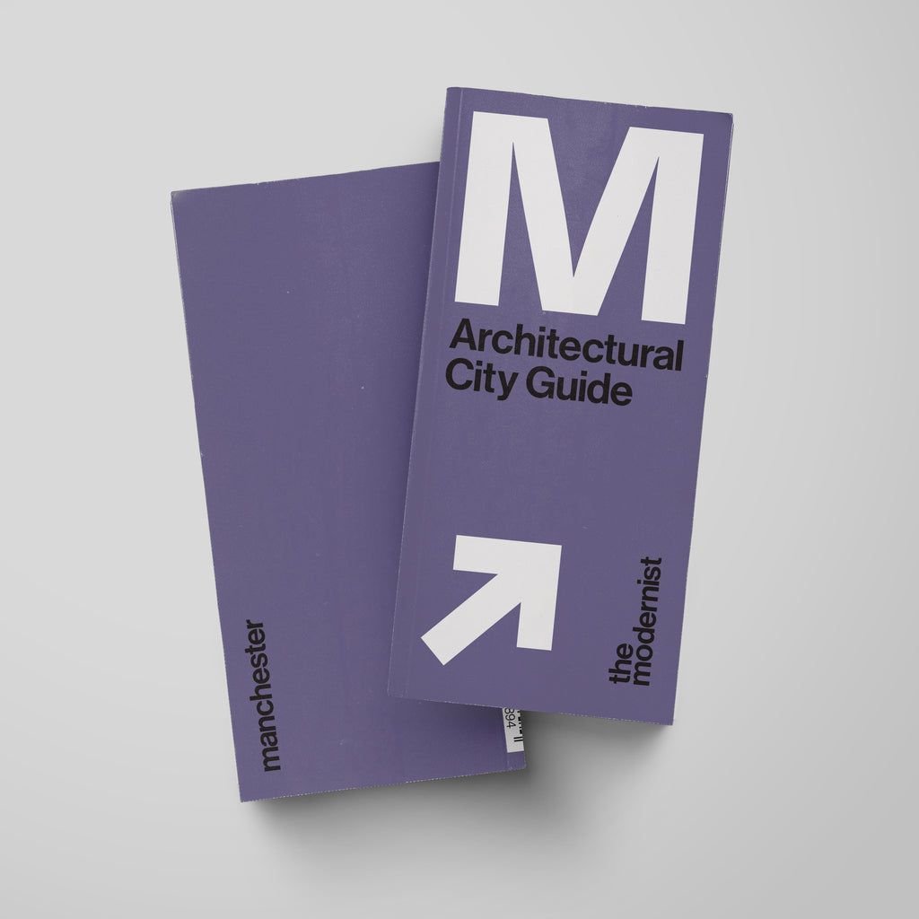 Architectural City Guide - Manchester. Perfectly sized - small enough to fit in your anorak pocket but bigger than your mobile phone screen. 

Softcover, 86 pages with fold out map
Perfect bound
Colour
210mm x 99mm 
&pound;15.00