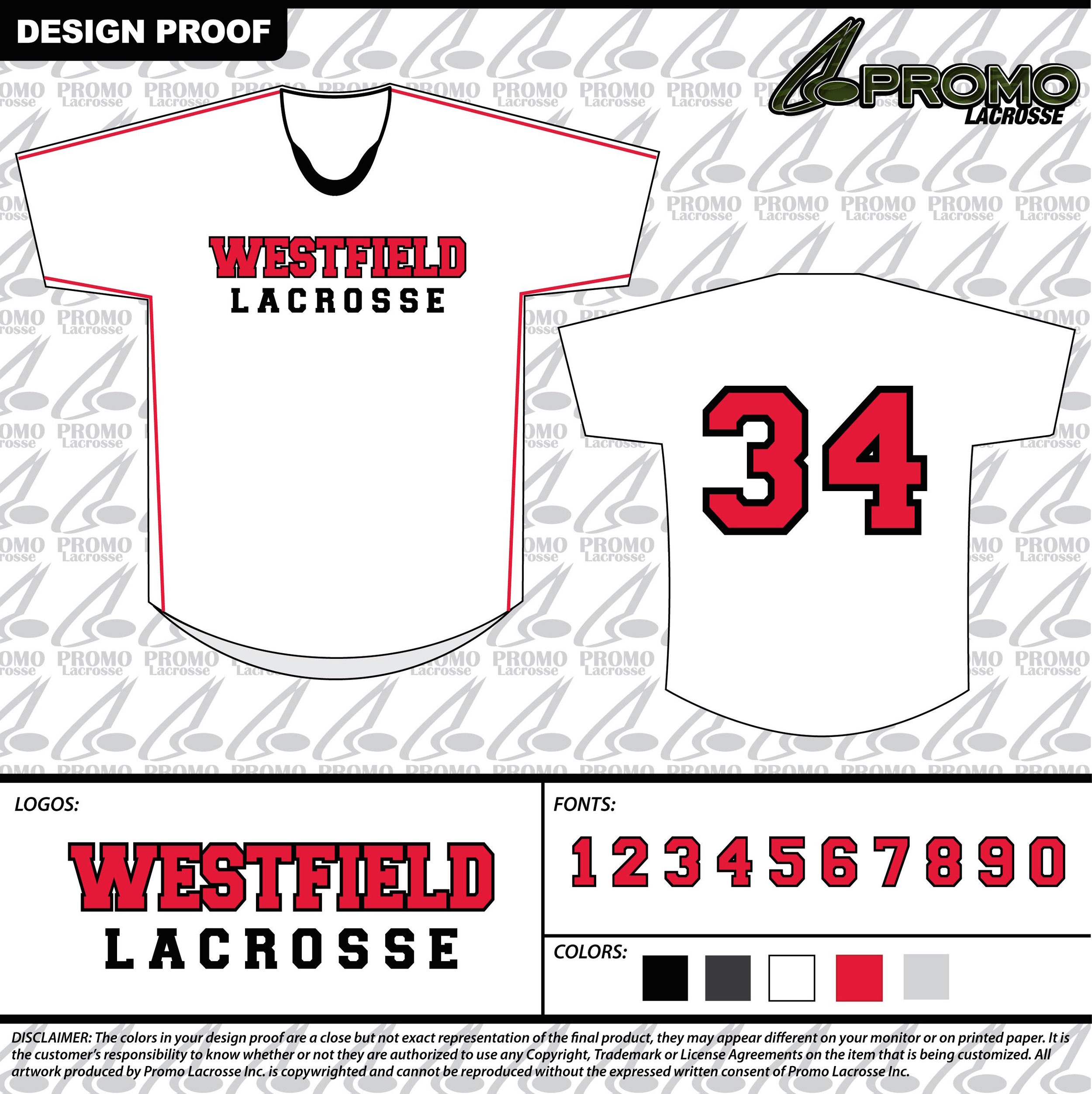 Westfield Youth Lacrosse Shooting Shirt