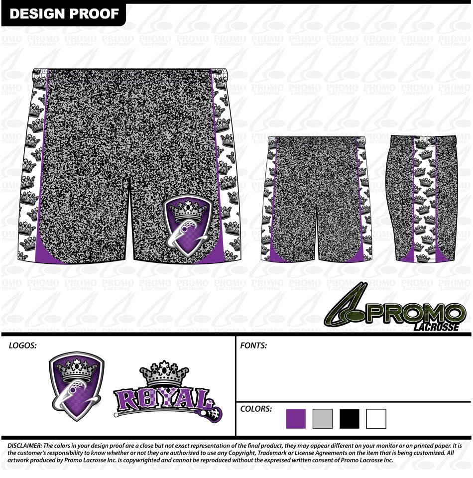 Royal Lacrosse Club Custom Shorts