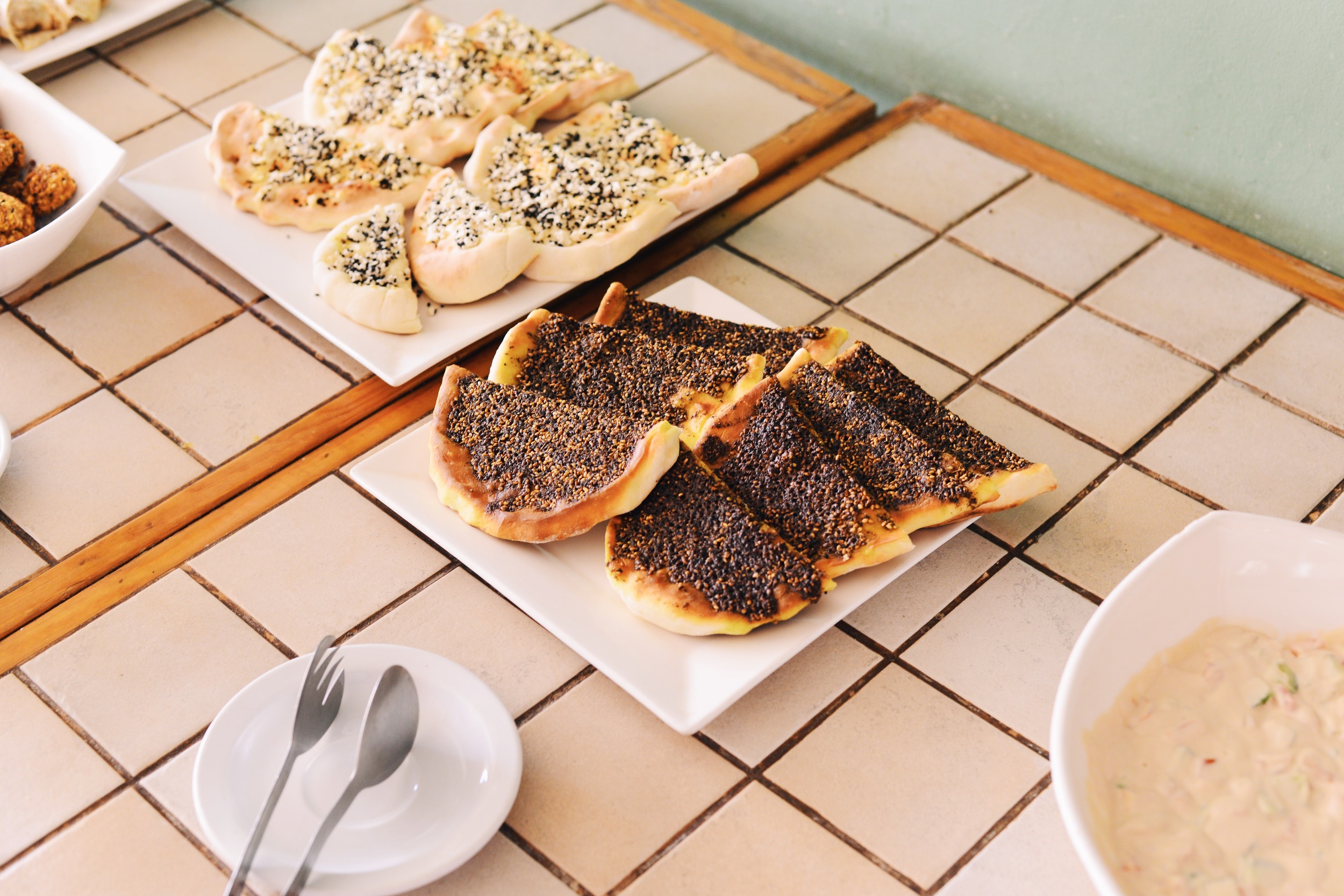 Our manakeesh are ready to be served.