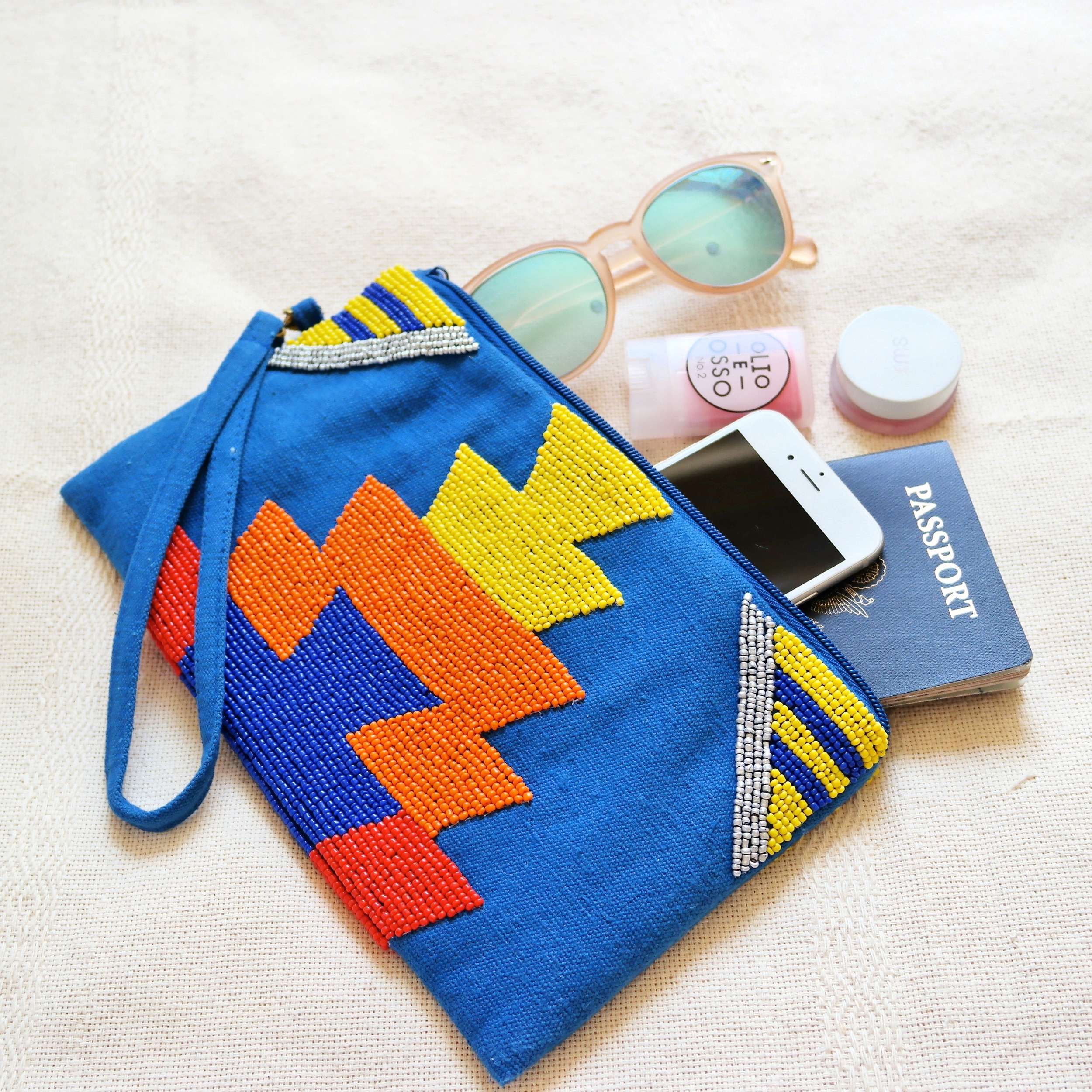 Love Bead Clutch from Handwoven With Love , To The Market, $36.00