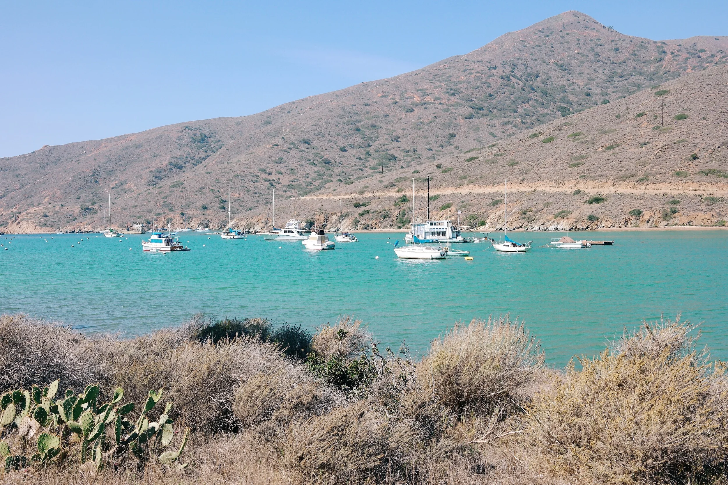 Looking out from Lower Ballast Point onto Catalina Harbor, Two Harbors, Catalina Island